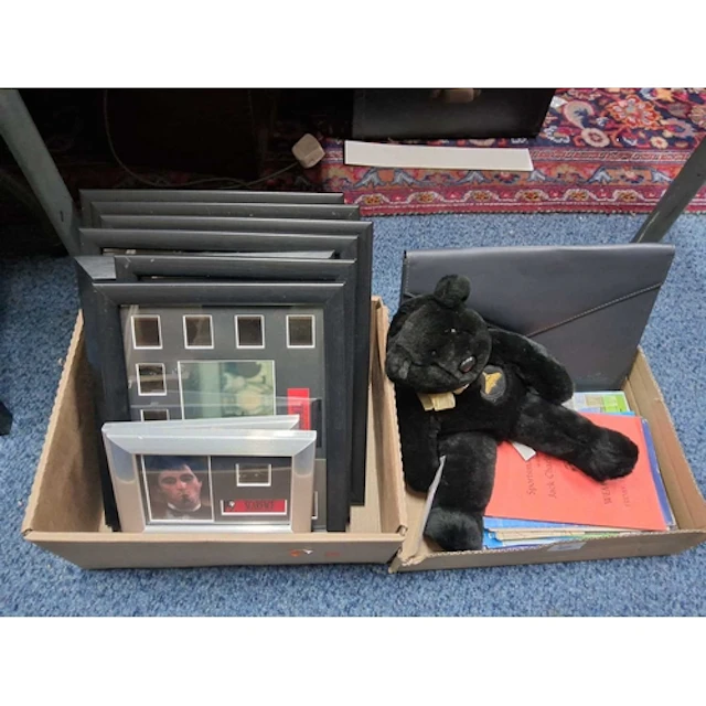 V TWO BOXES OF MISCELLANEOUS COLLECTABLES to include an asso...
