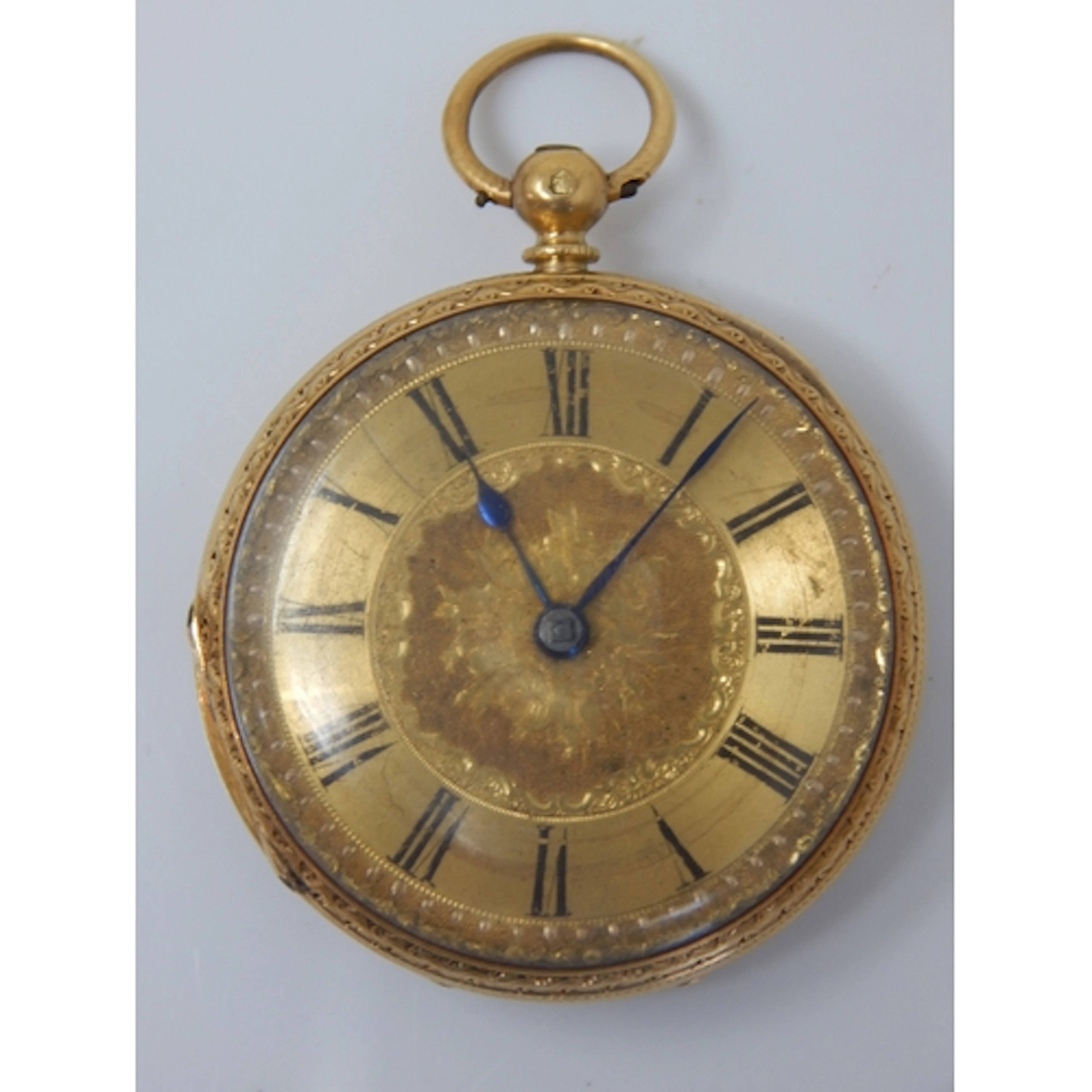 18ct Gold Pocket Watch Hallmarked Sheffield 1900: Gross Weig...