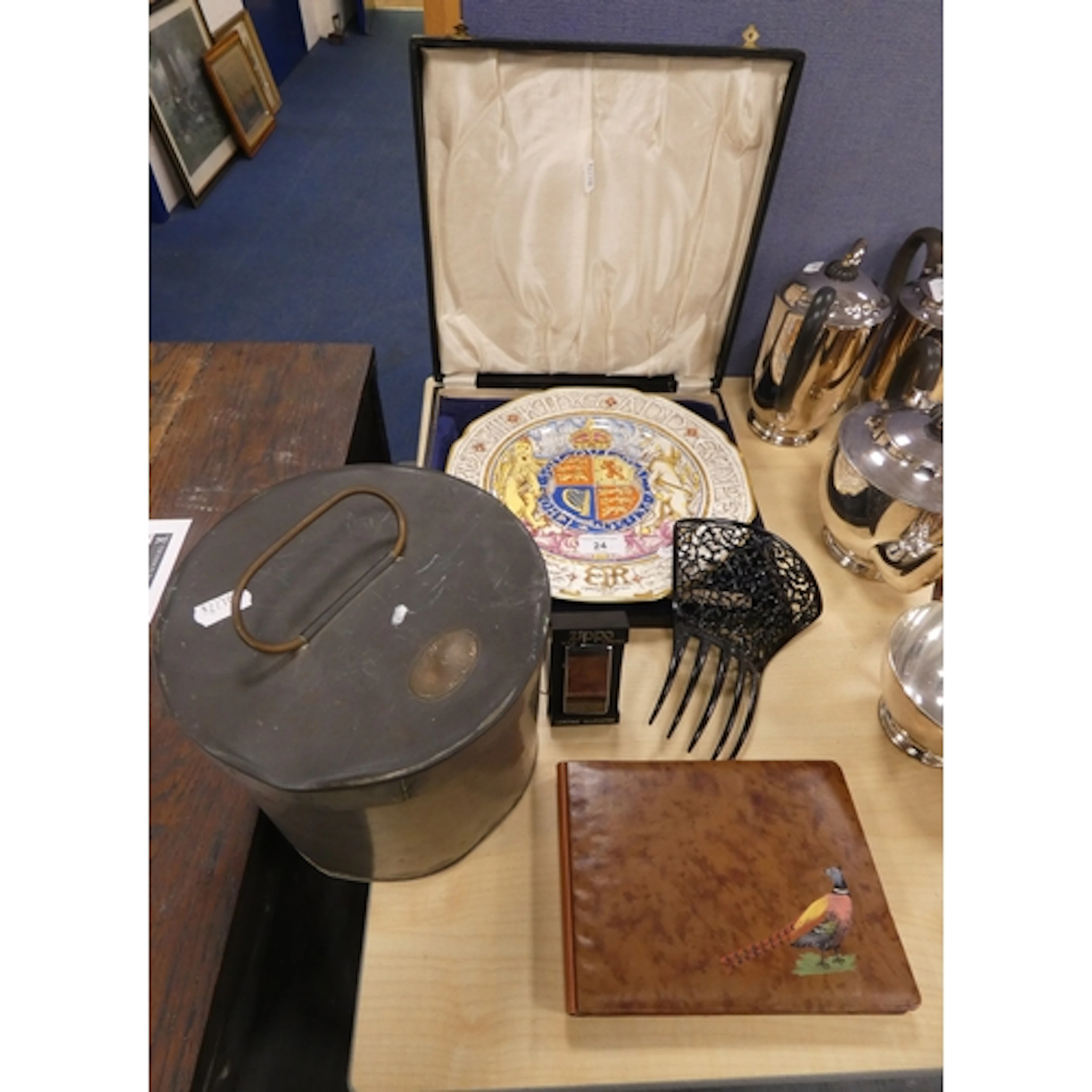 Paragon China King Edward VIII 1937 coronation plate held in...