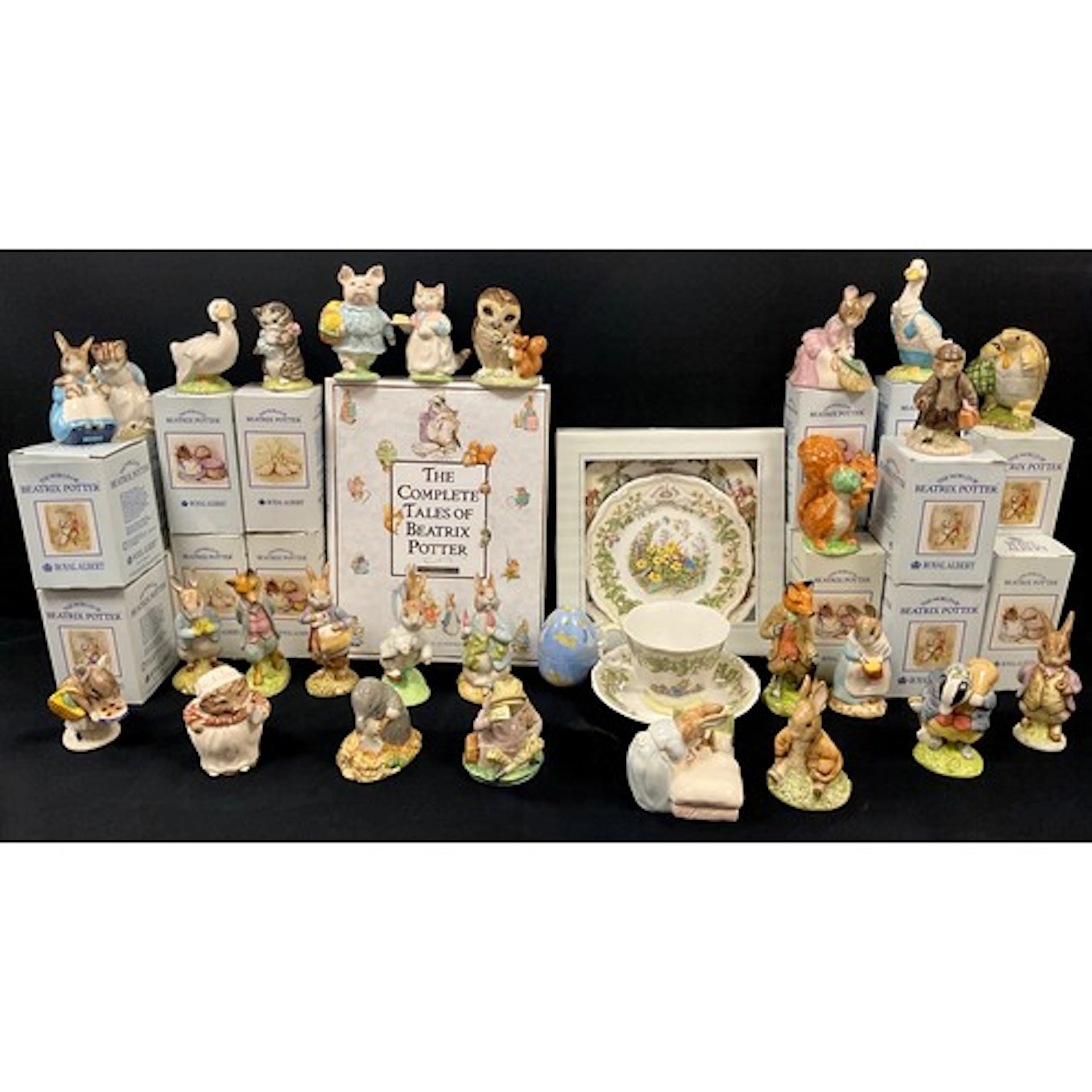Beatrix Potter - a large collection of Beswick and Royal Alb...