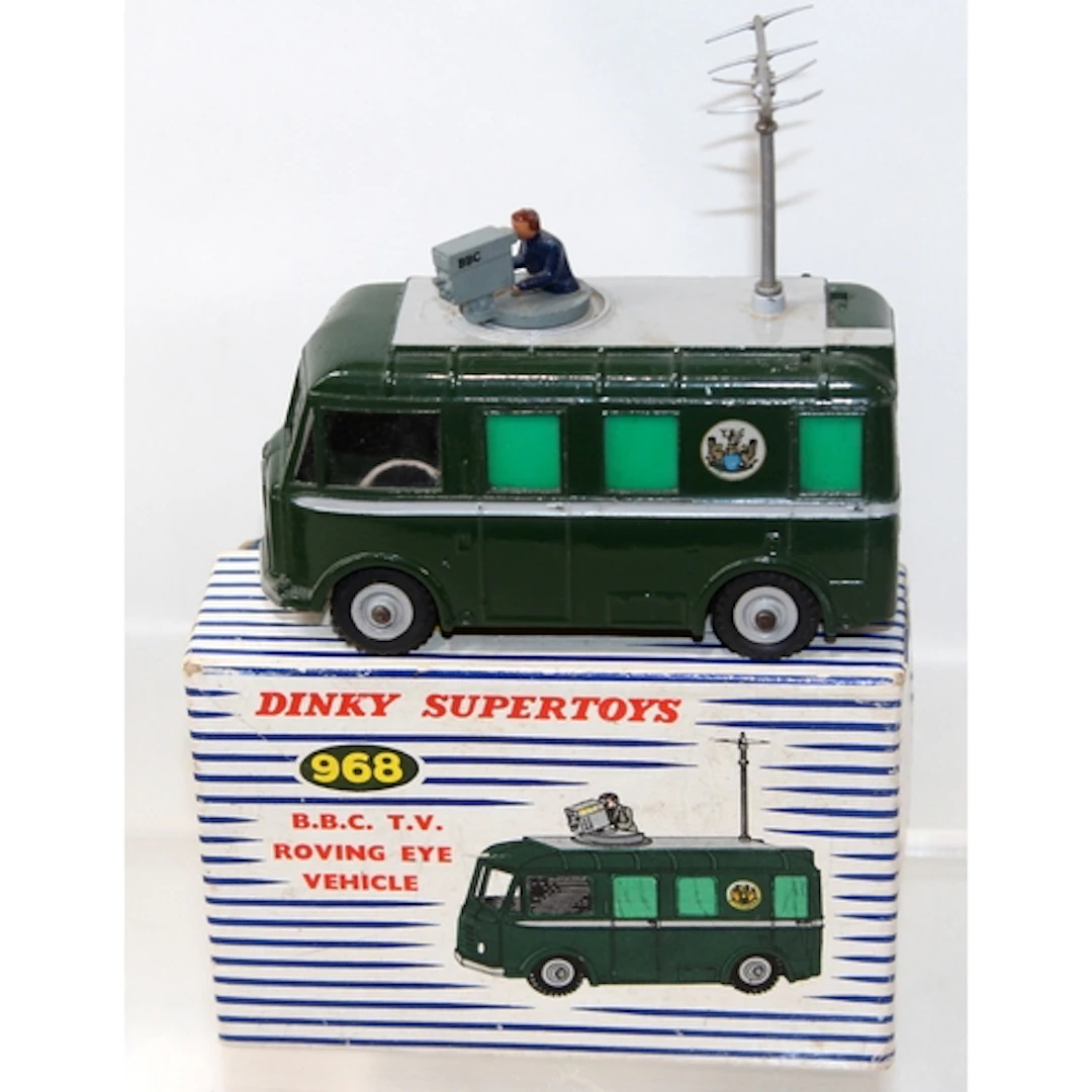 Vintage Dinky Supertoys die-cast model BBC TV Roving Eye Veh...