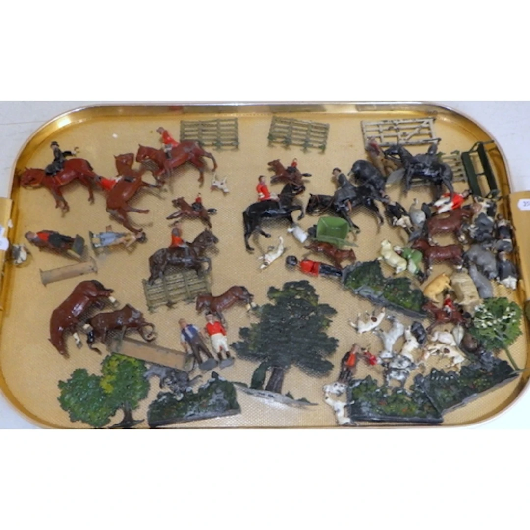 A qty of AF lead farm animals etc