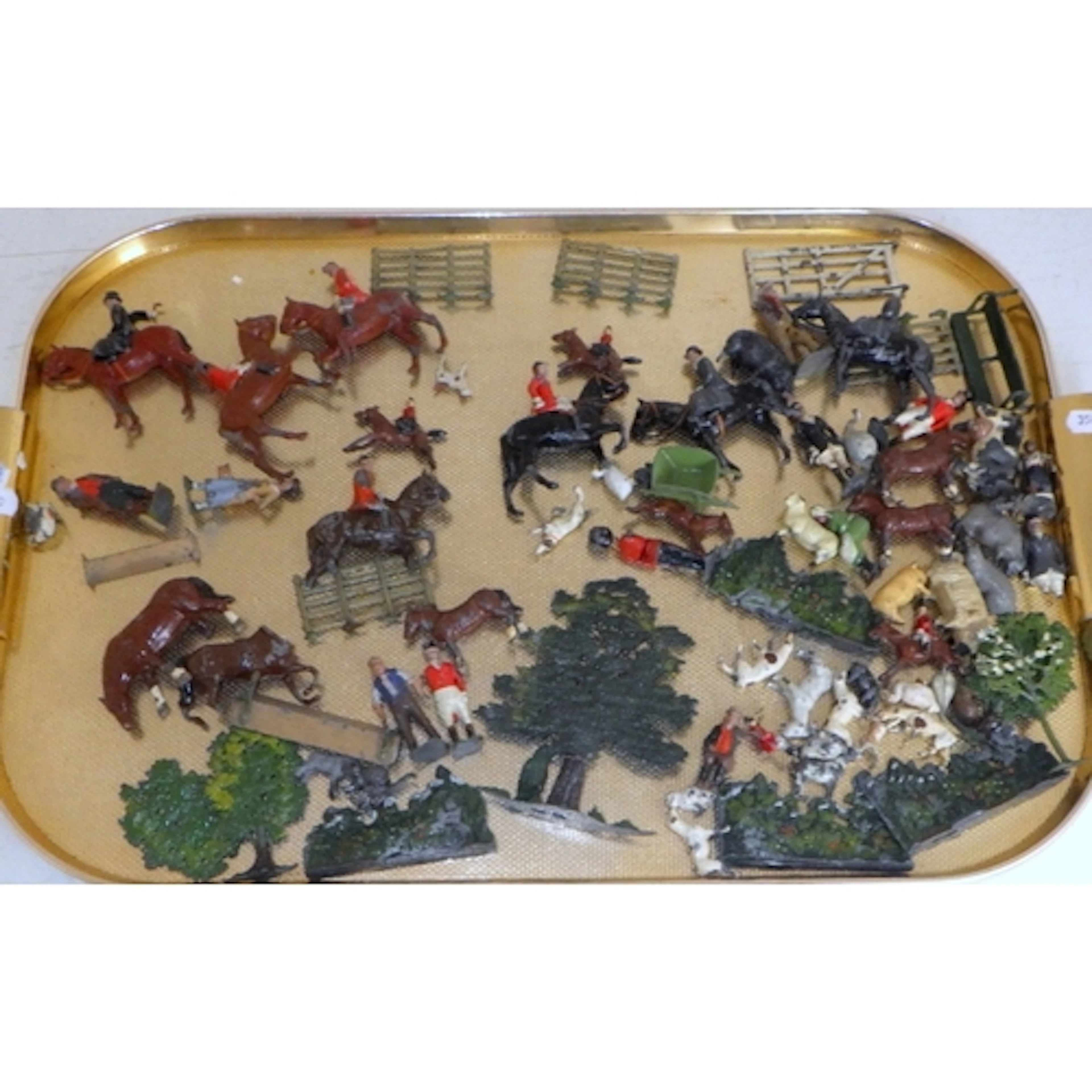 A qty of AF lead farm animals etc