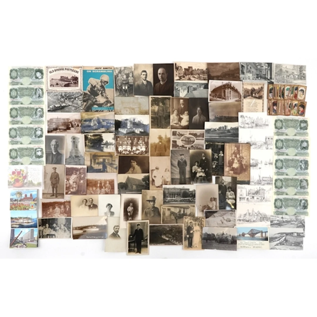 Early 20th century postcards, some military and photographic...