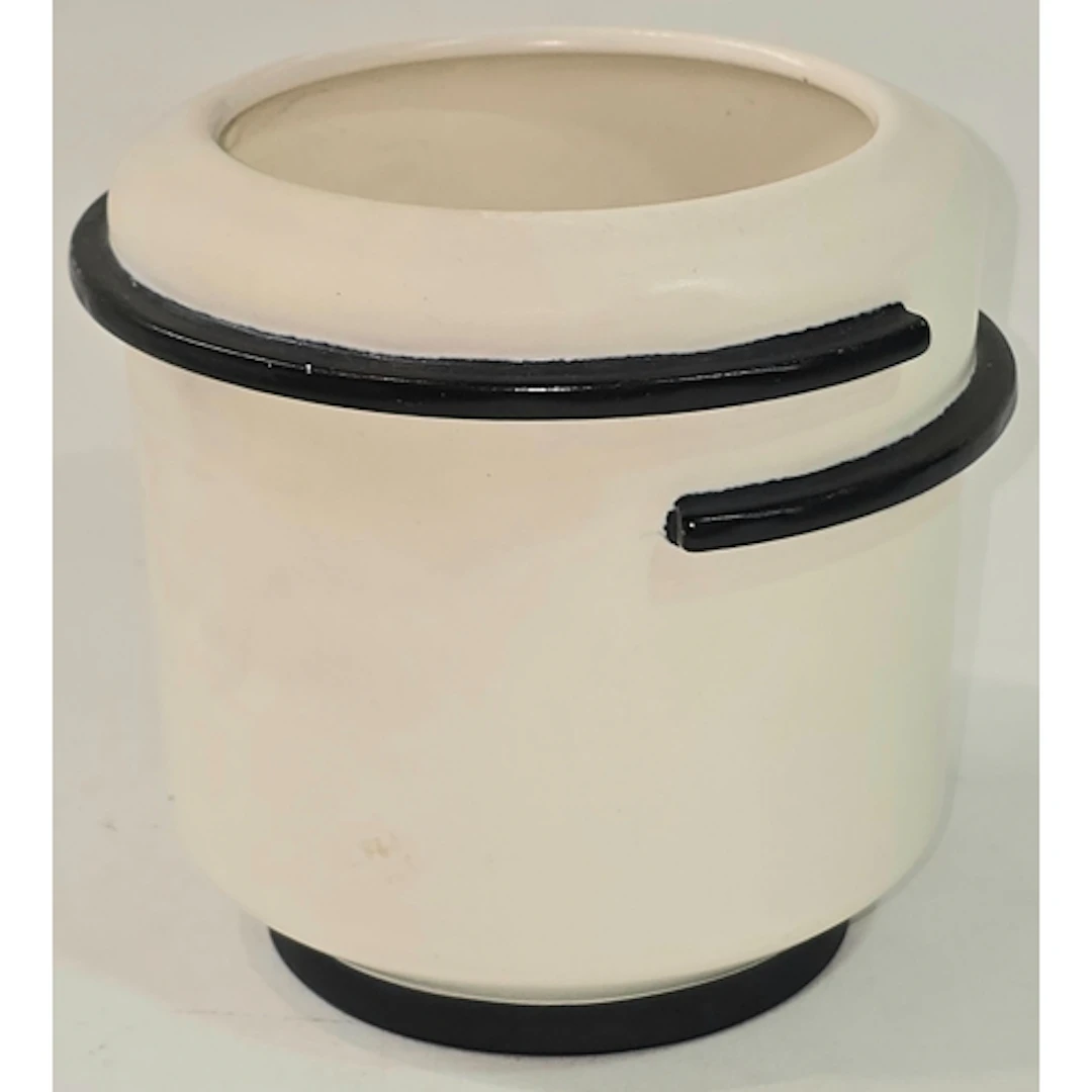 Poole Pottery Art Deco Plane ware vase shape 861P 4.9" high.