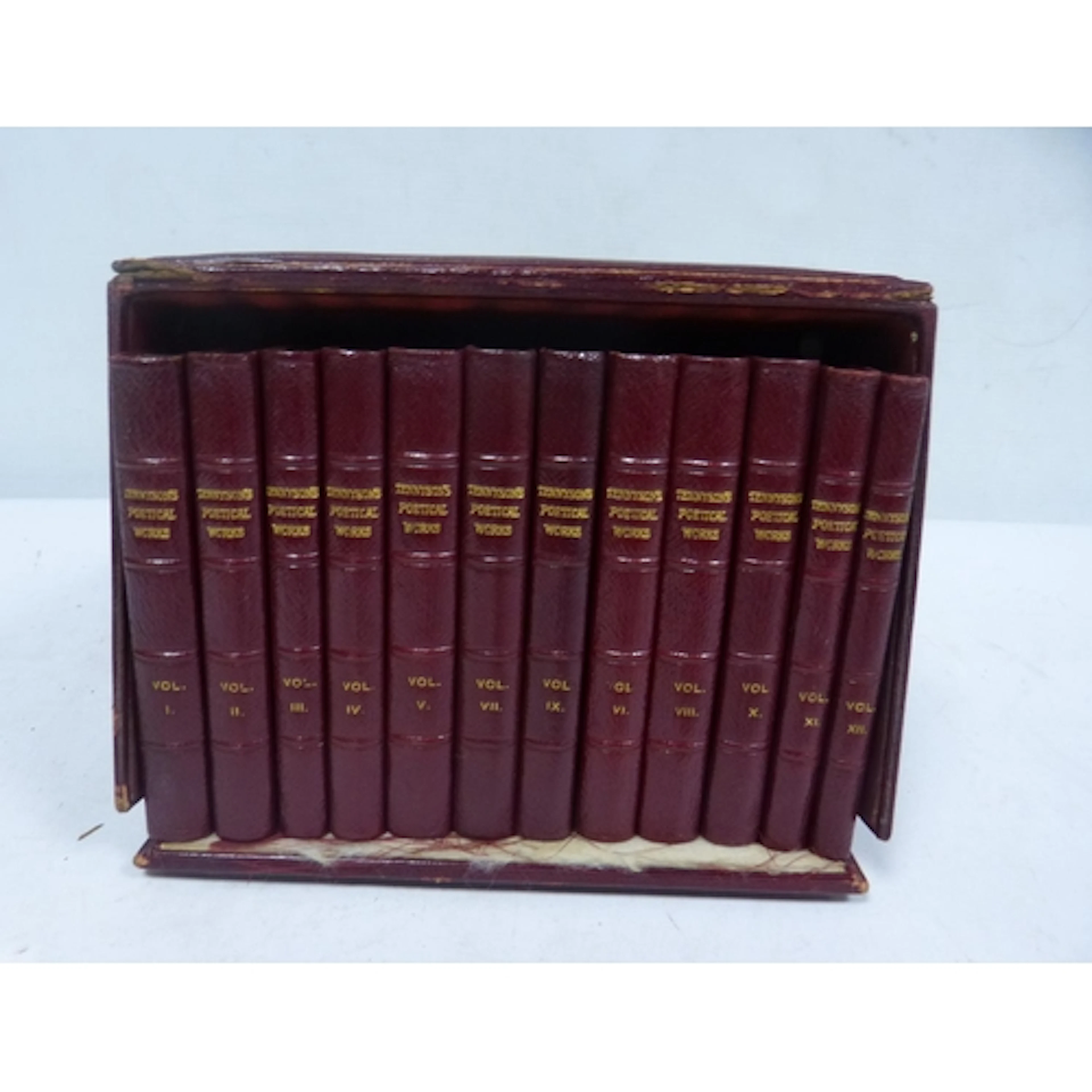 TENNYSON LORD. The Poetical Works. 12 small vols....