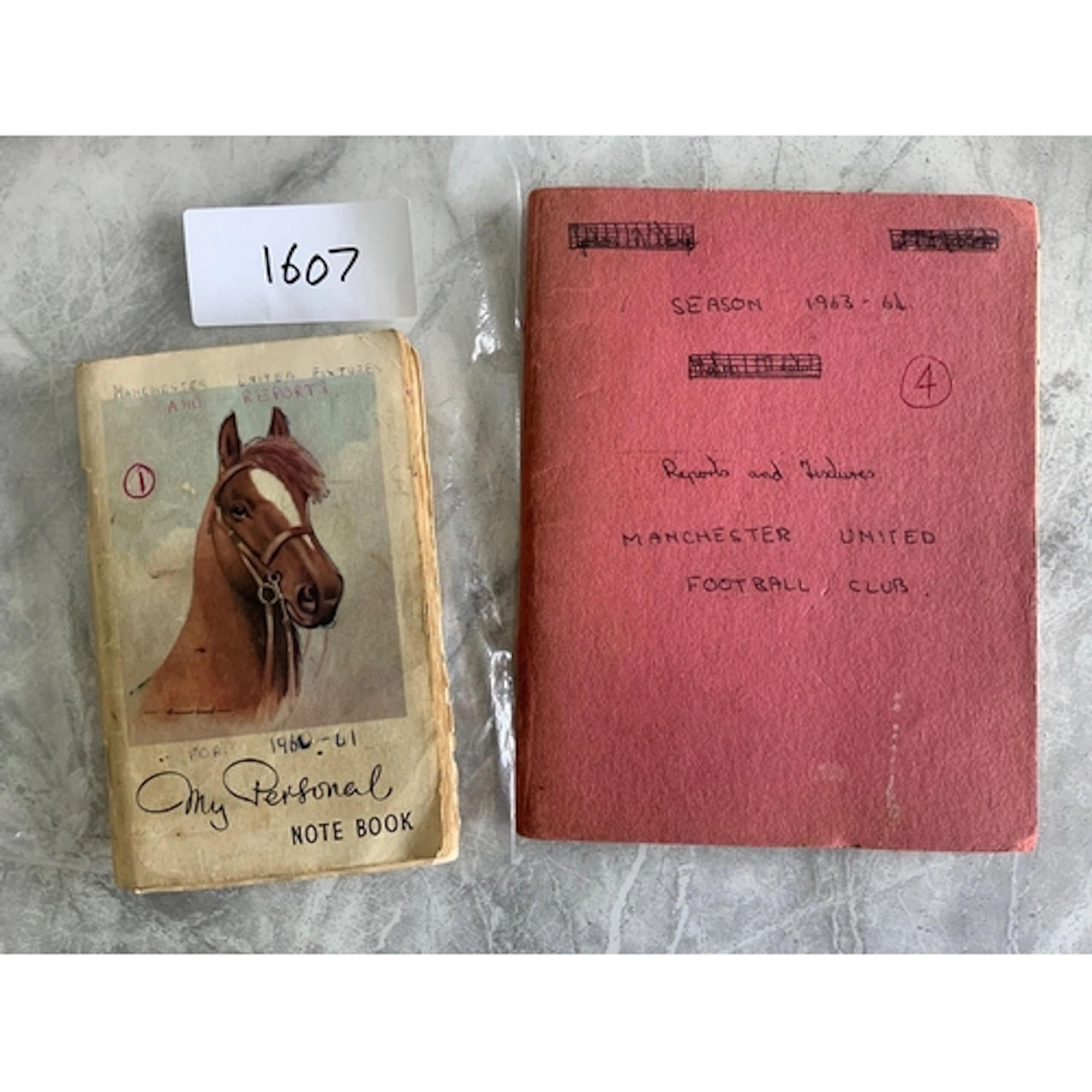 1960s Manchester United Football Scrapbooks: Lots of cutting...