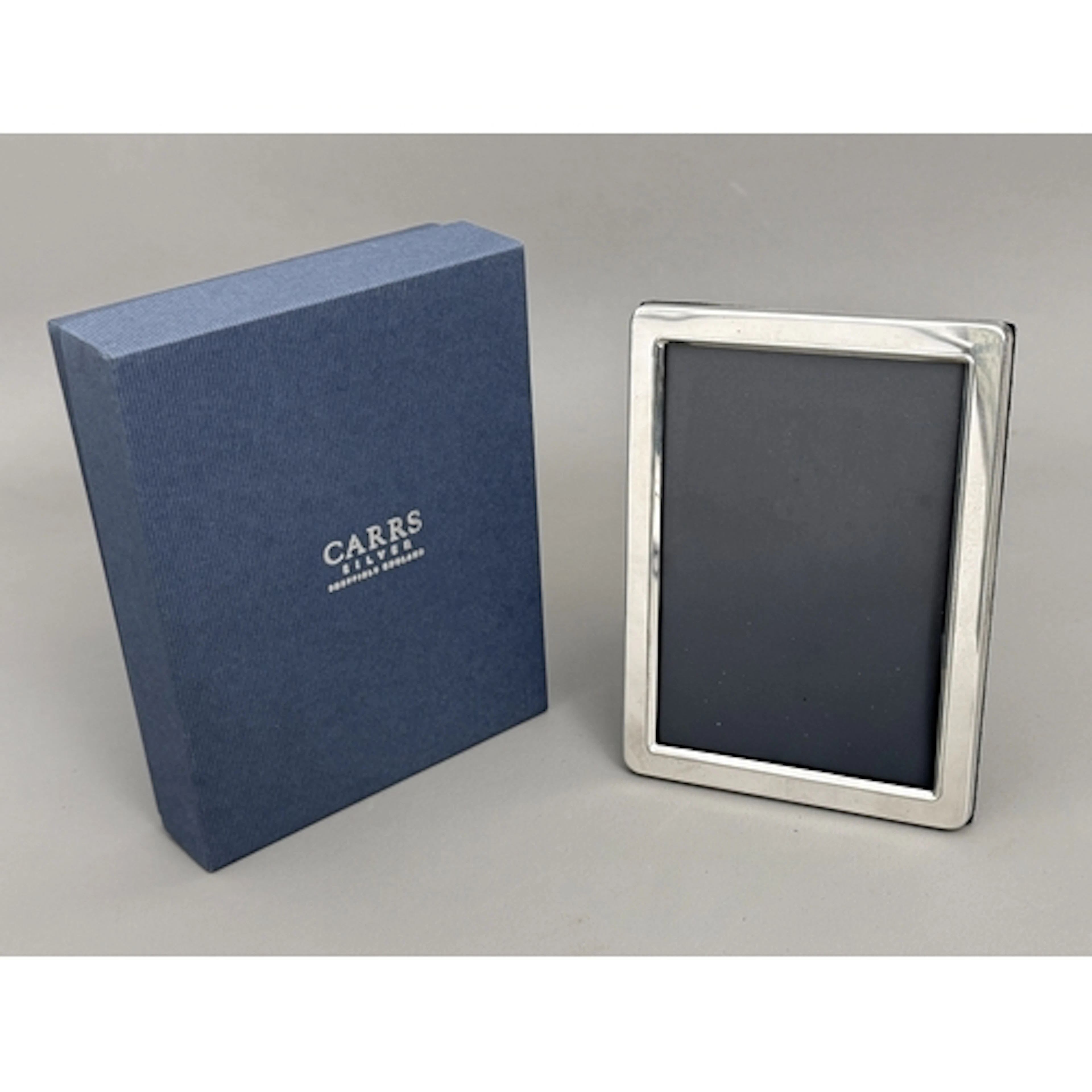 A Carrs sterling silver photograph frame - with its original...