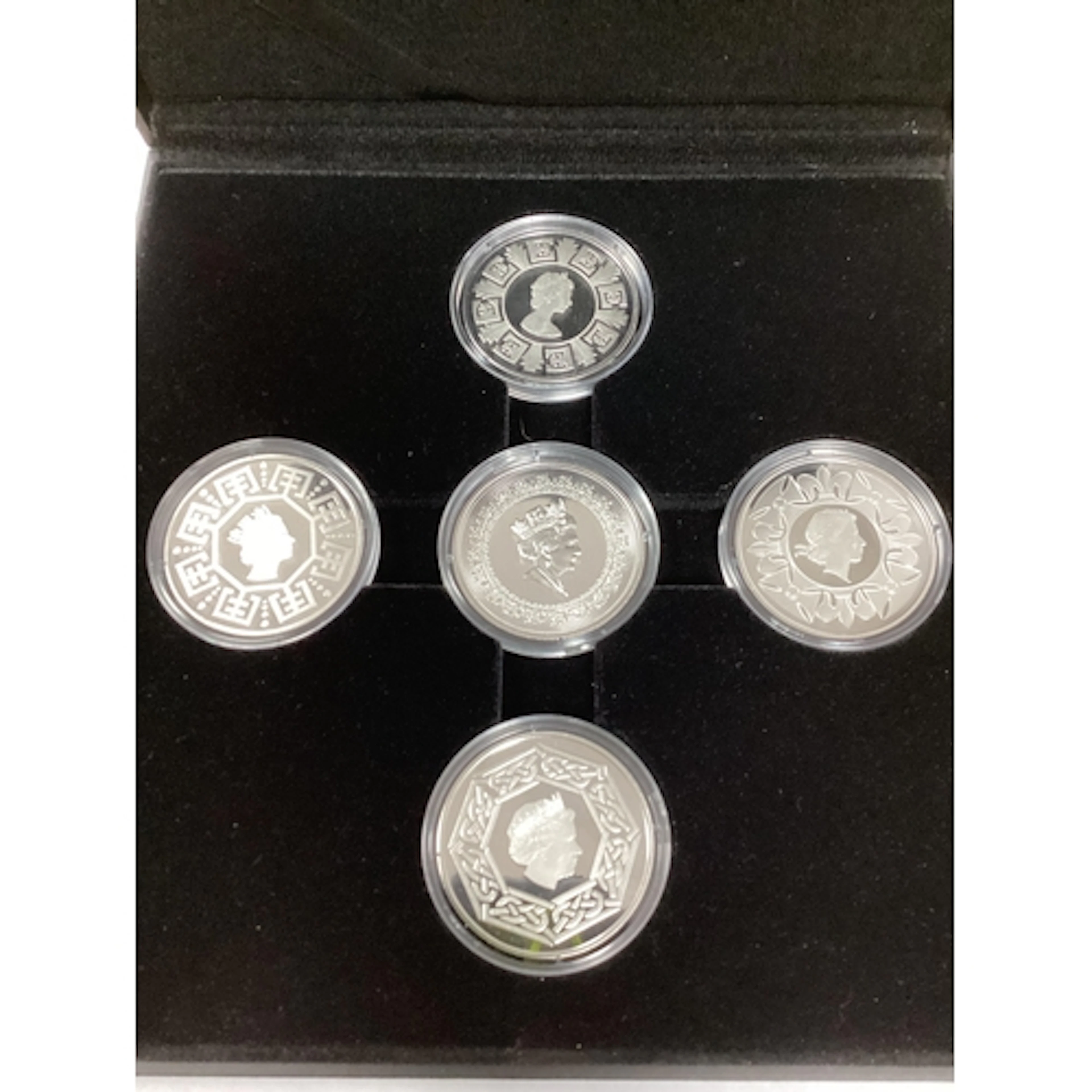2015 QEII Longest Reigning Monarch Silver Proof Portrait Fiv...