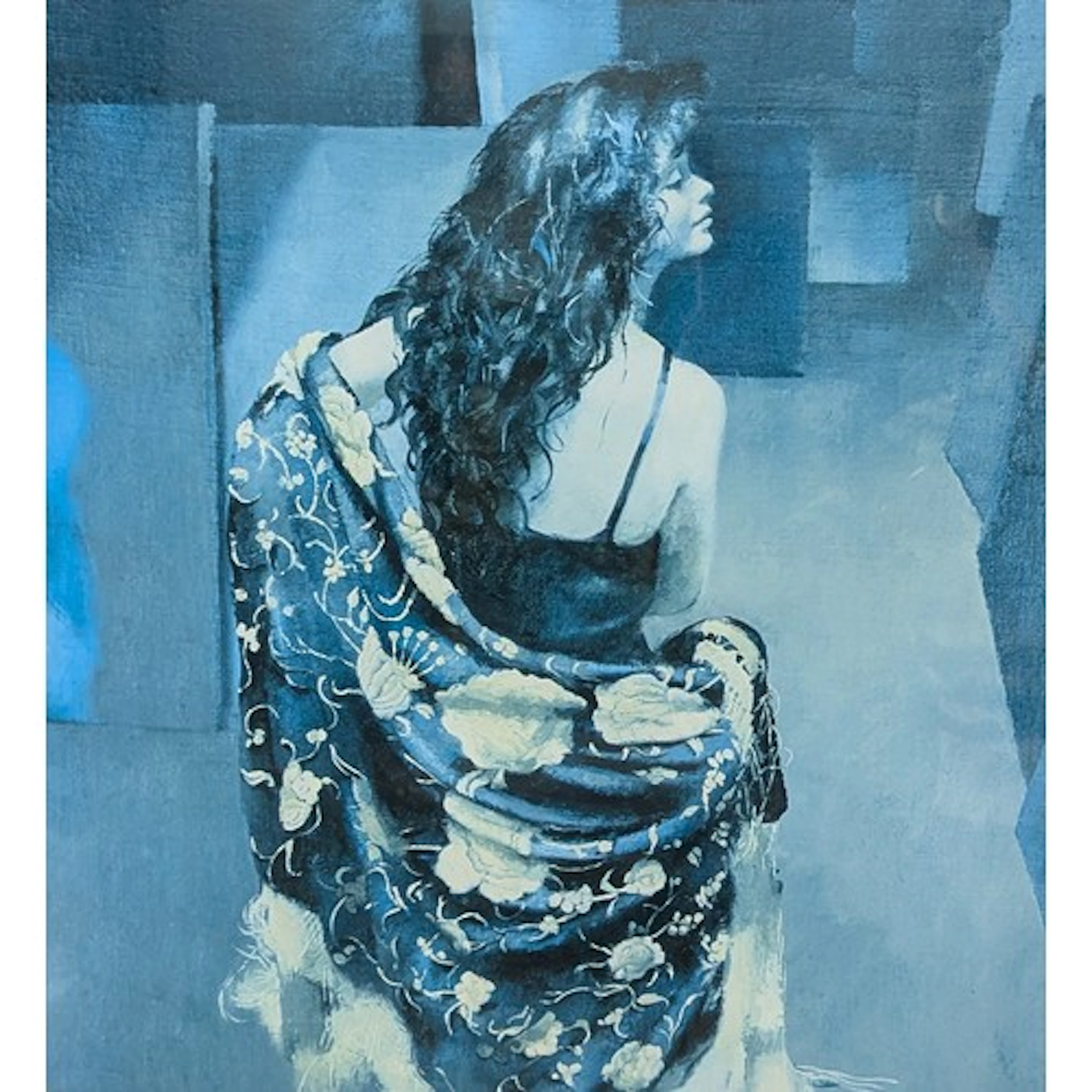 R. O. Lenkiewicz (1941-2002), Karen with Bronze Shawl, signe...
