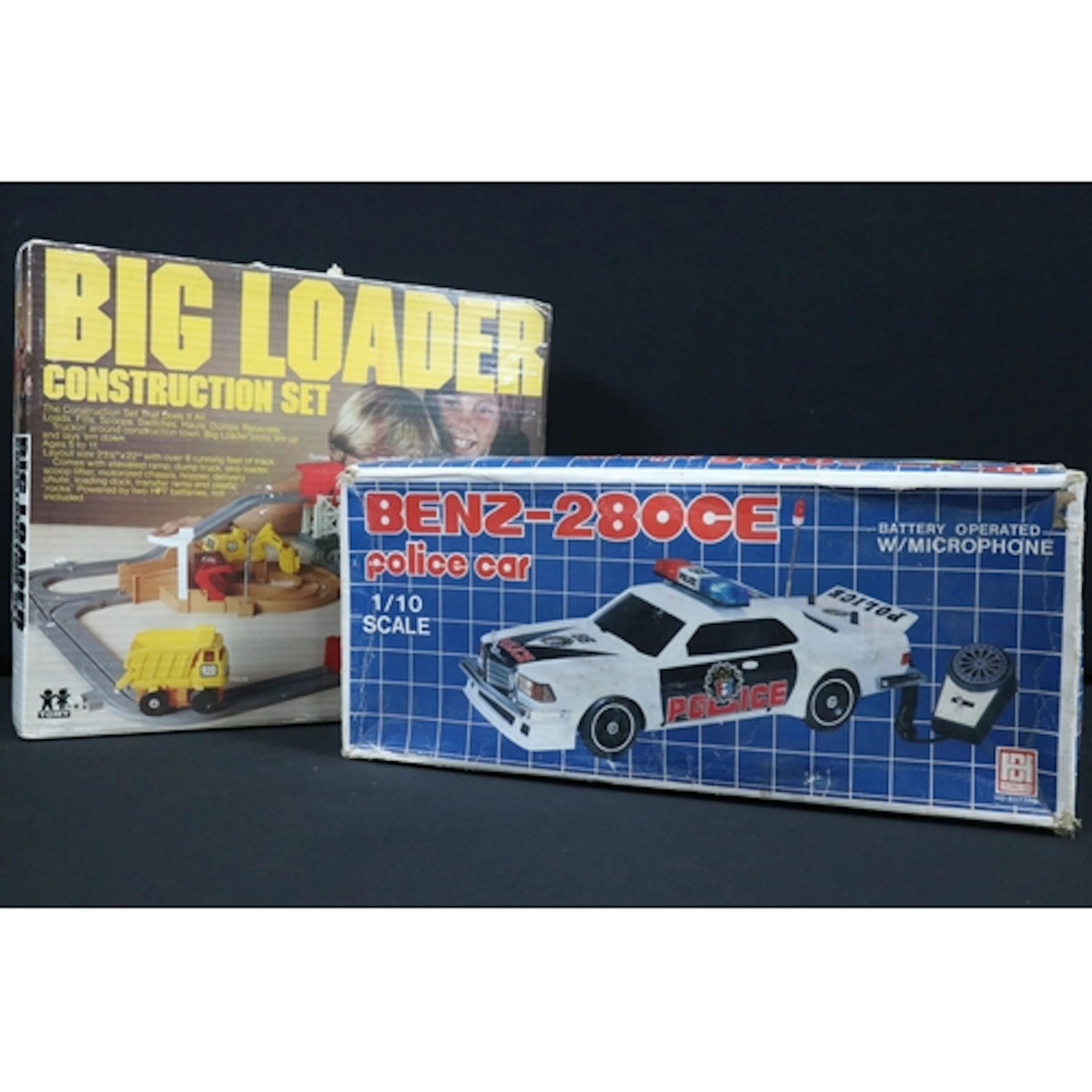 Boxed Hong Da 1/10 Benz-280CE Police Car Battery Operated Wi...
