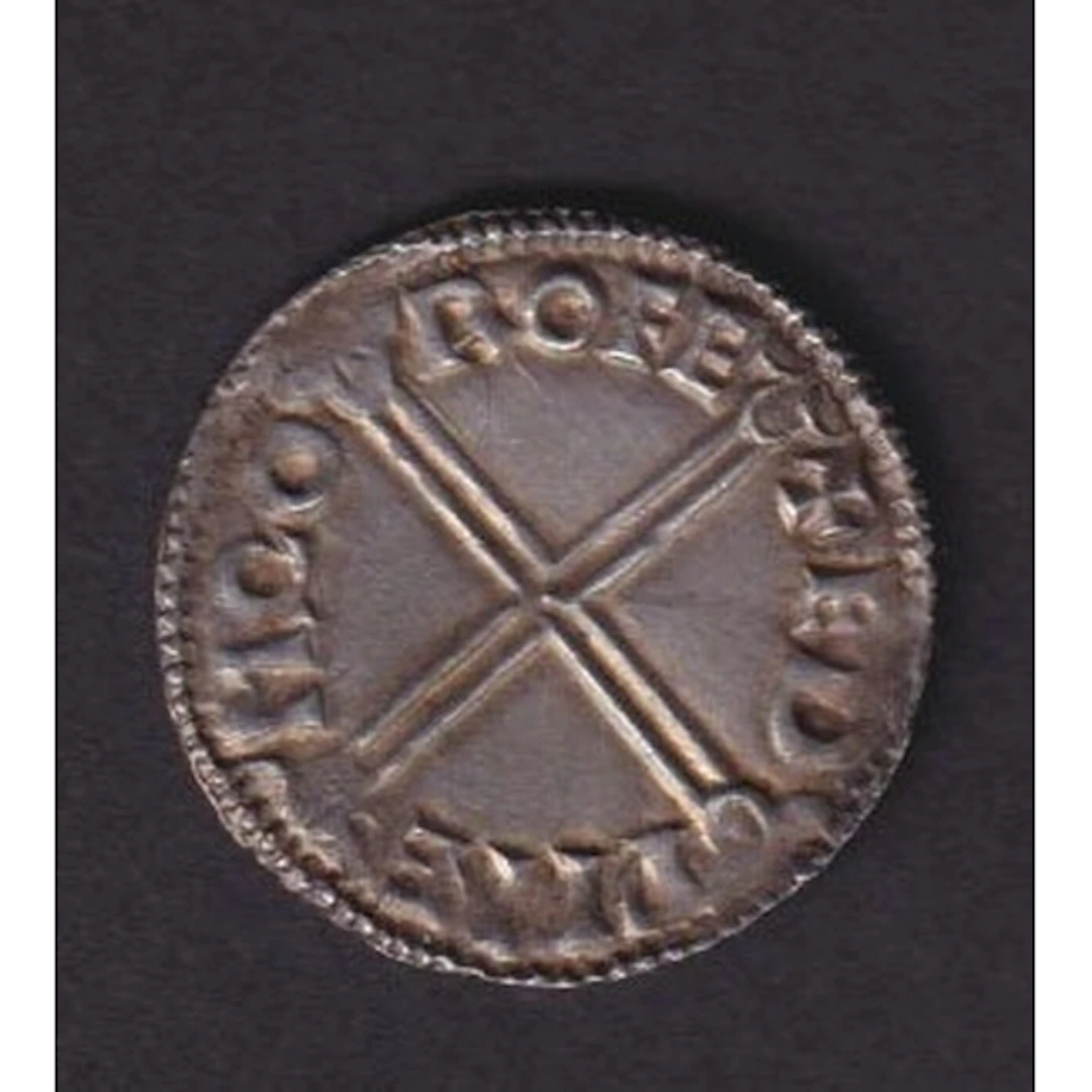 978-1016 Æthelred II Long Cross silver Penny, Rochester Mint...