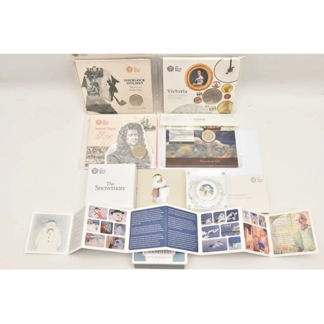 Silver. The Royal Mint " The Snowman" Queen Elizabeth 11 201...