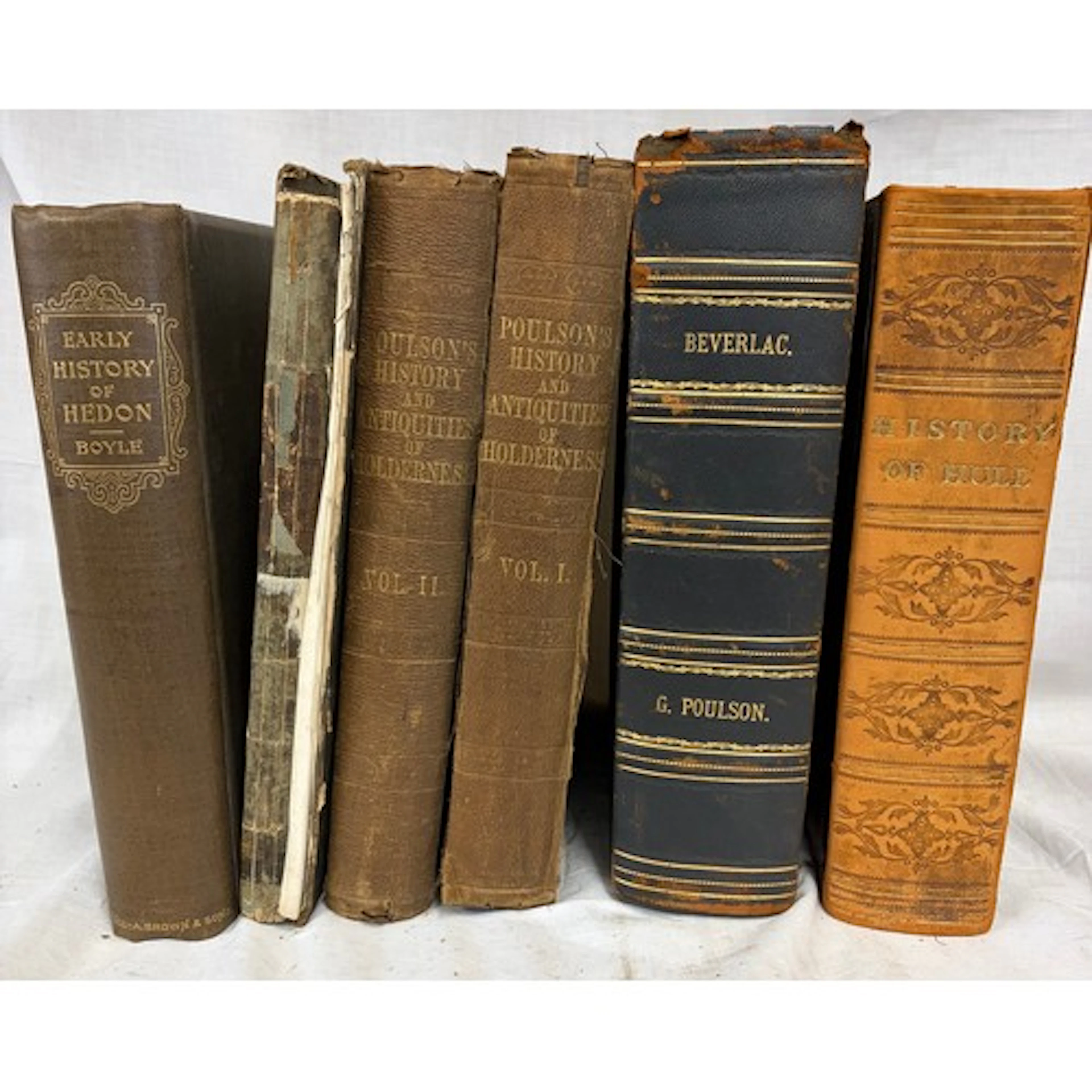 Six books of Hull and East Riding interest to include 'Histo...