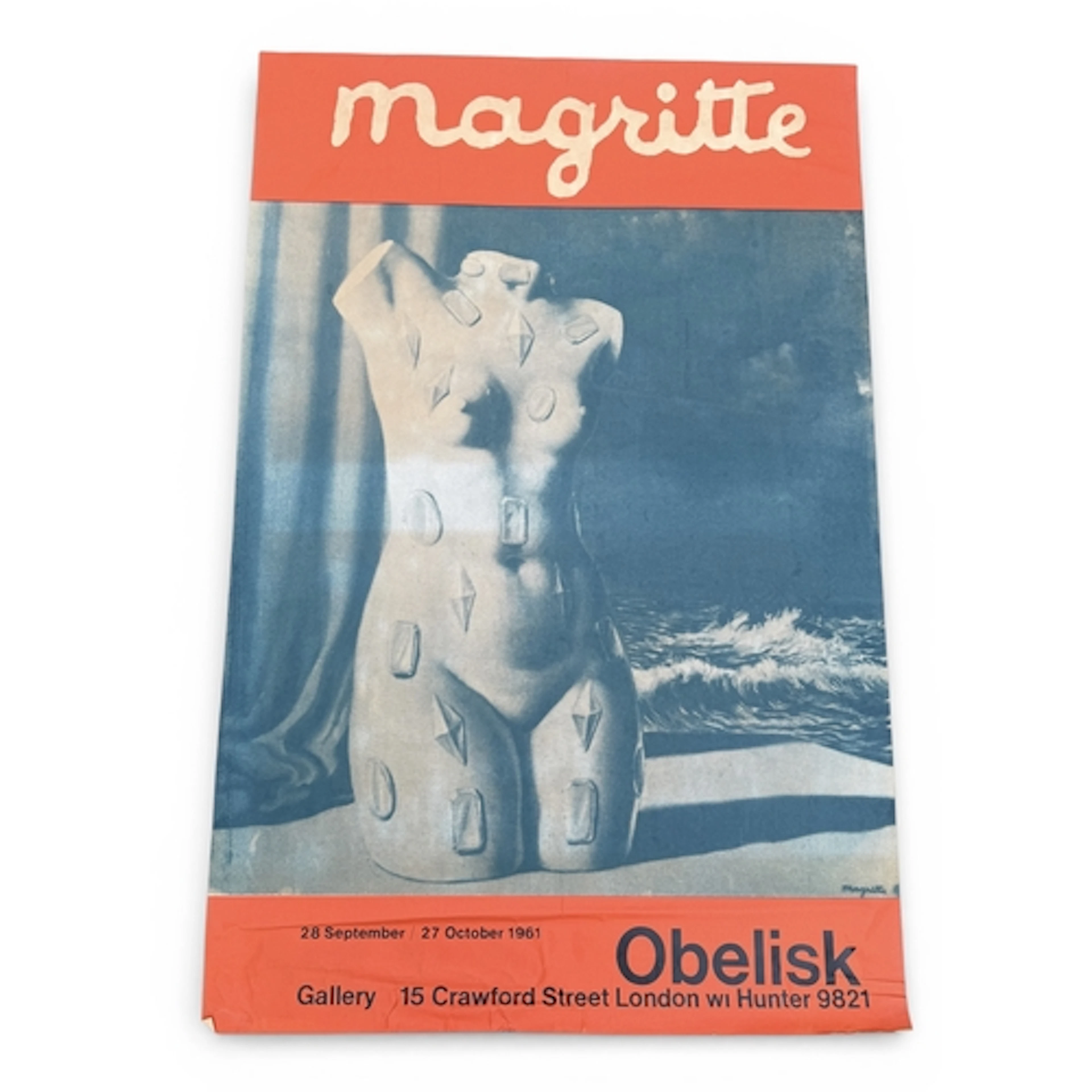 RENE MAGRITTE (FRENCH, 1898-1967): AN ORIGINAL EXHIBITION PO...