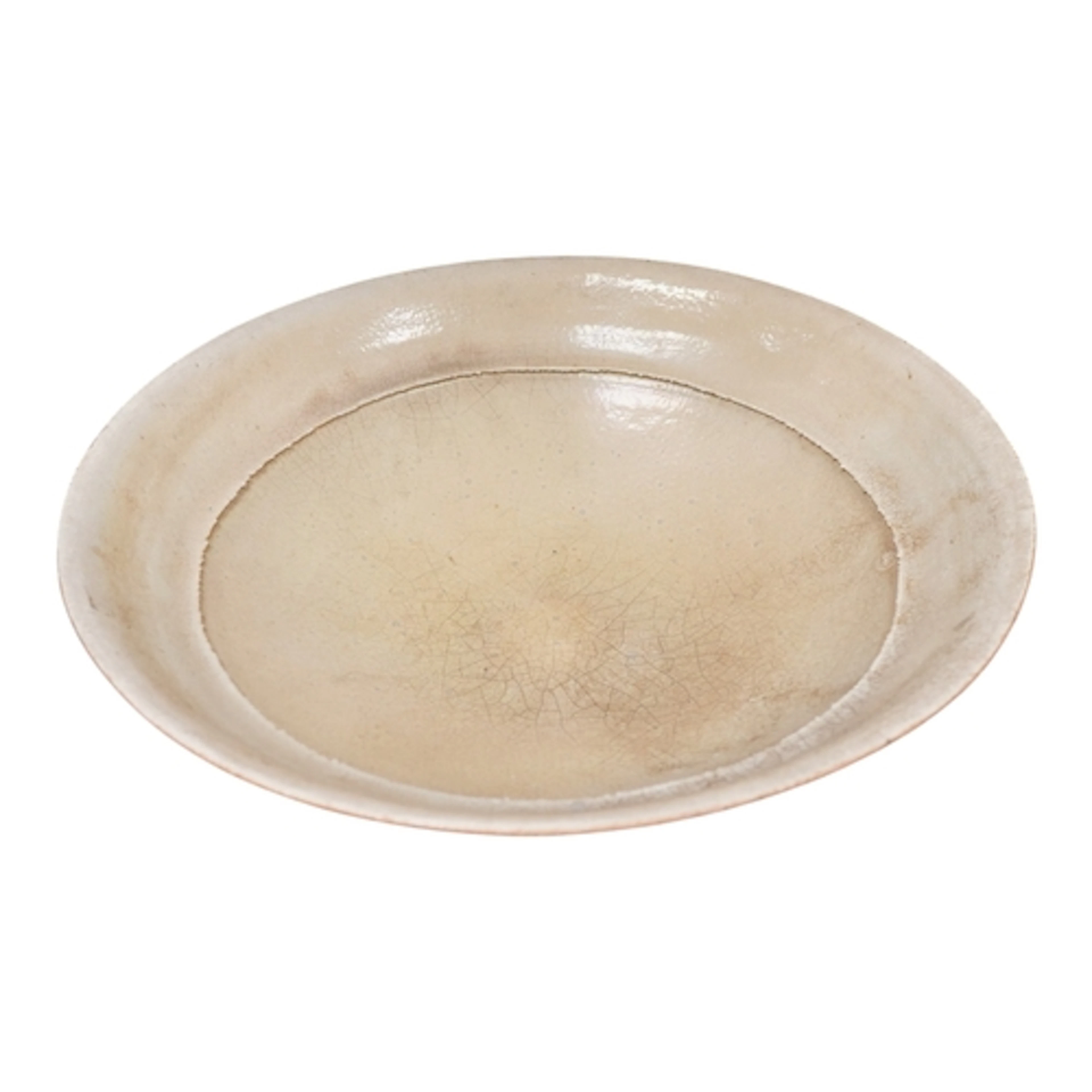 A large studio pottery bowl by John Dunn, born 1944; impress...