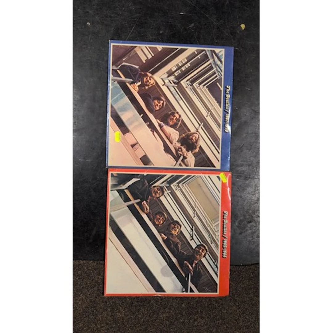 A pair of Beatles gatefold record sleeves for The Beatles 19...
