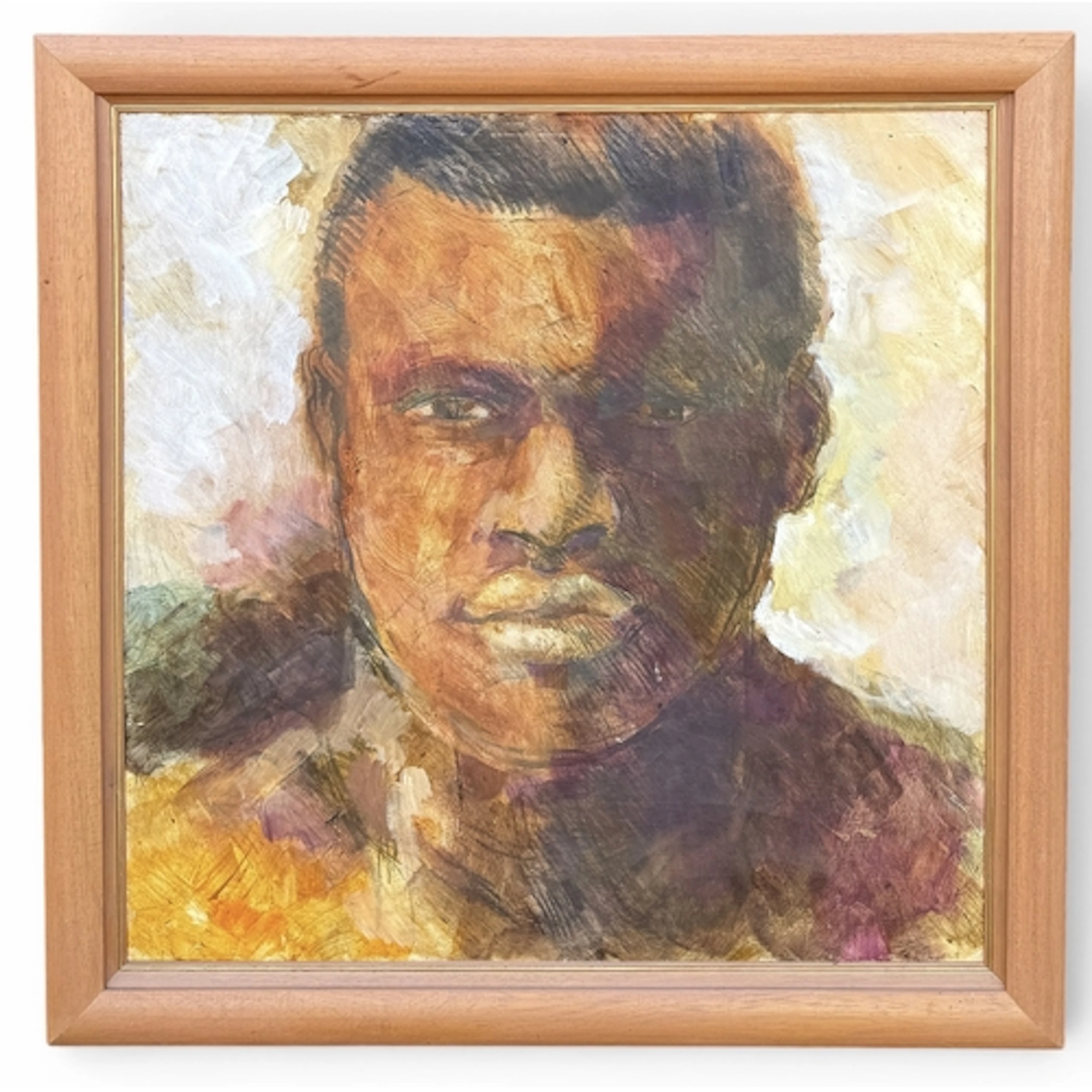 DARYL NERO (SOUTH AFRICAN, B.1946): A LARGE PORTRAIT OF A MA...