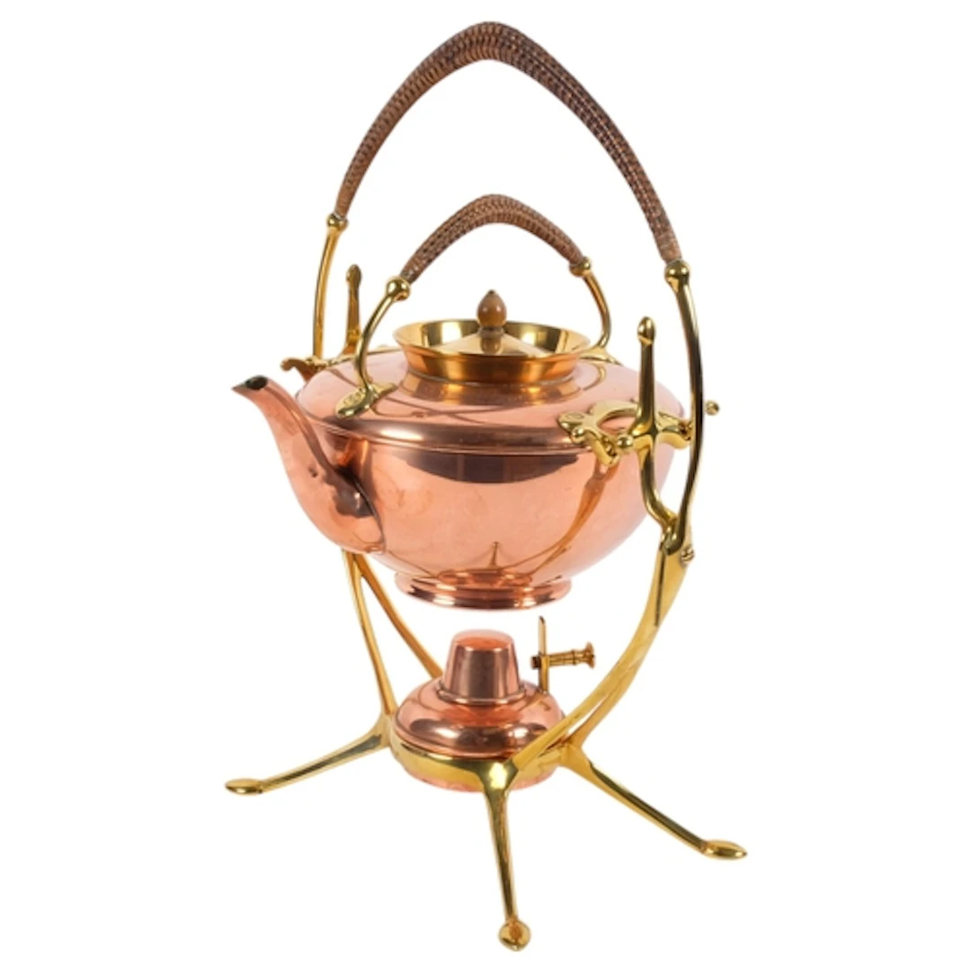 WMF - A large and impressive Art Nouveau brass and copper sp...