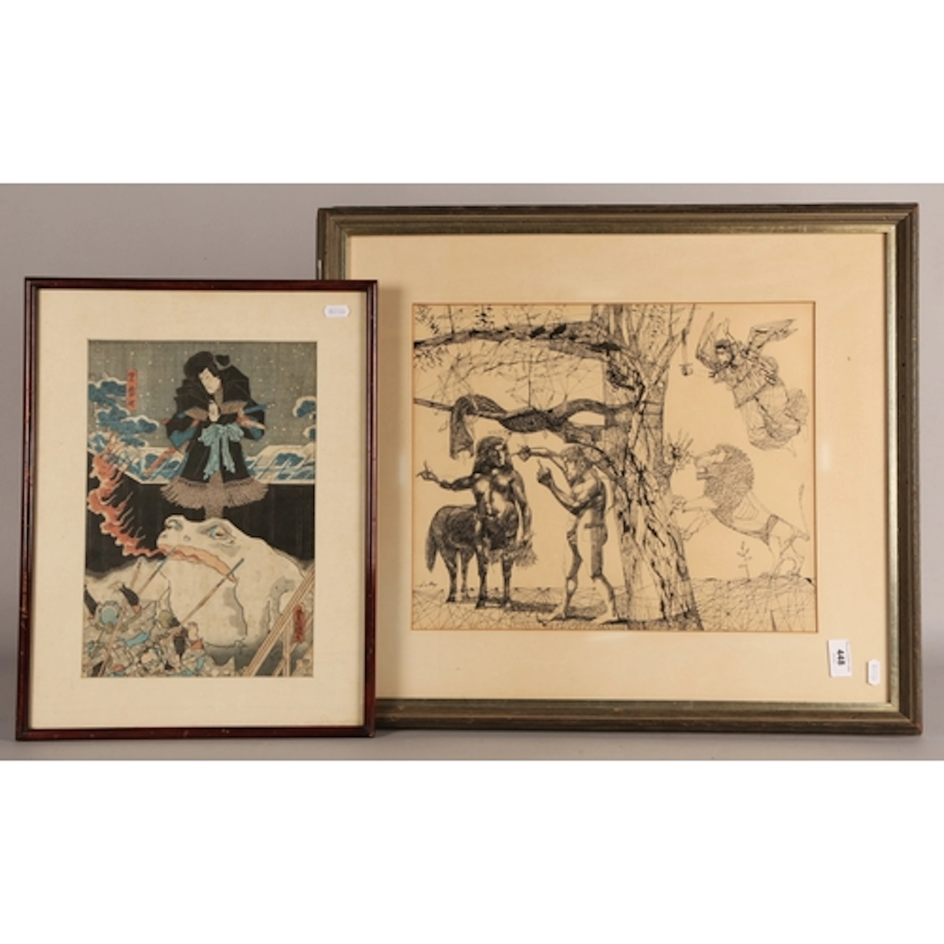 Collection of four pictures to include Chloe Fremantle signe...