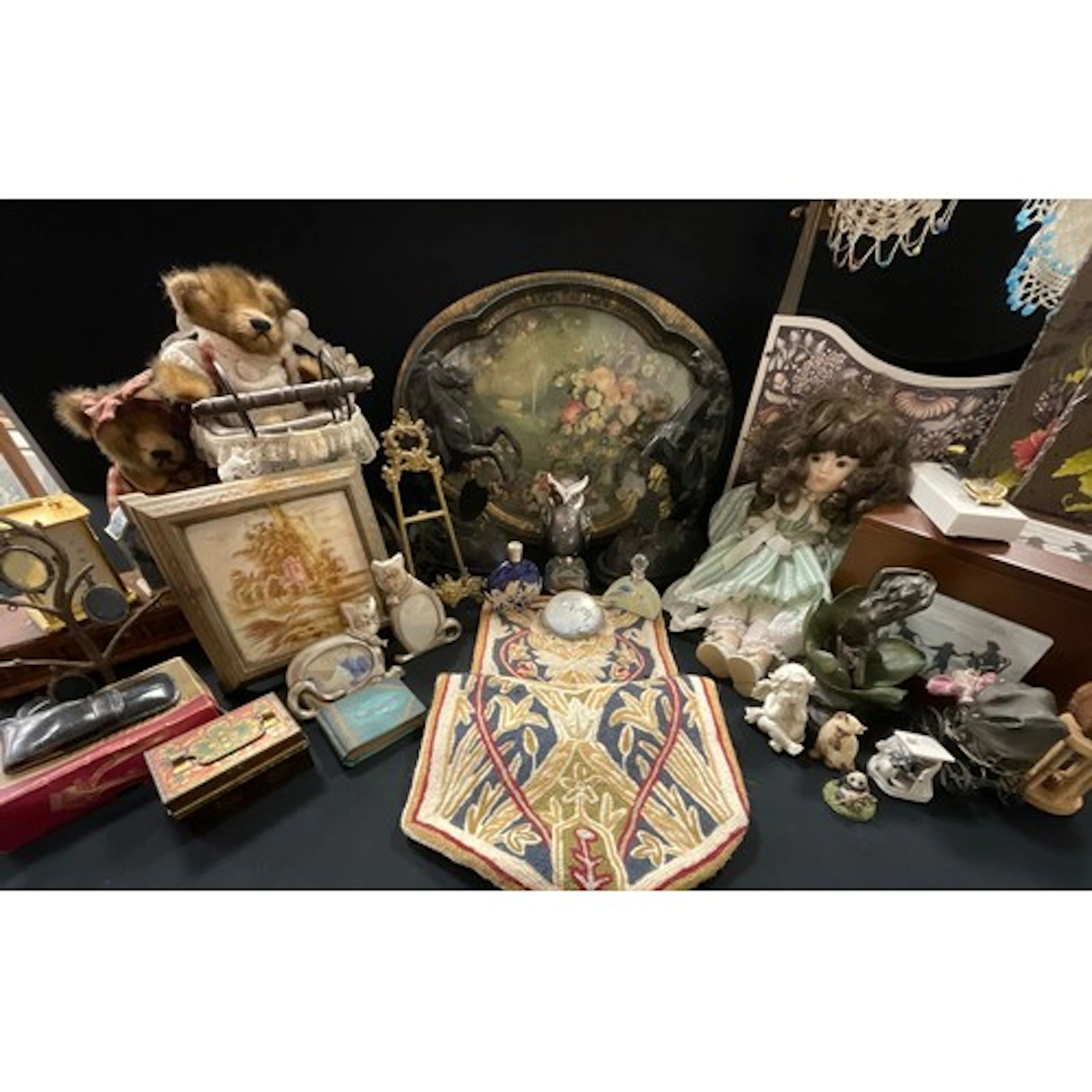 Boxes and objects - a Fox & Simpson brass carriage clock, a ...