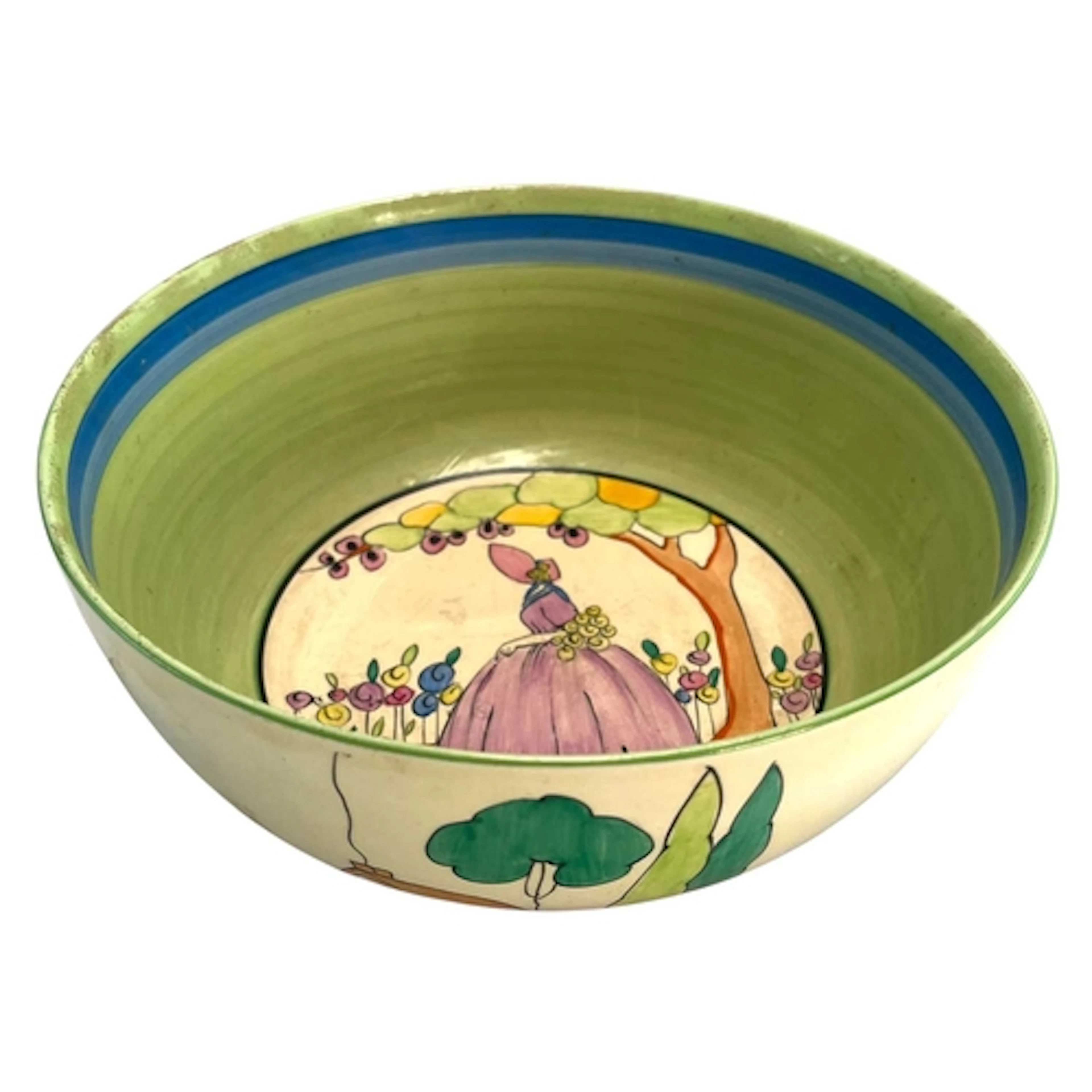 Clarice Cliffe Bizarre bowl - Fantastique range. Pattern is ...