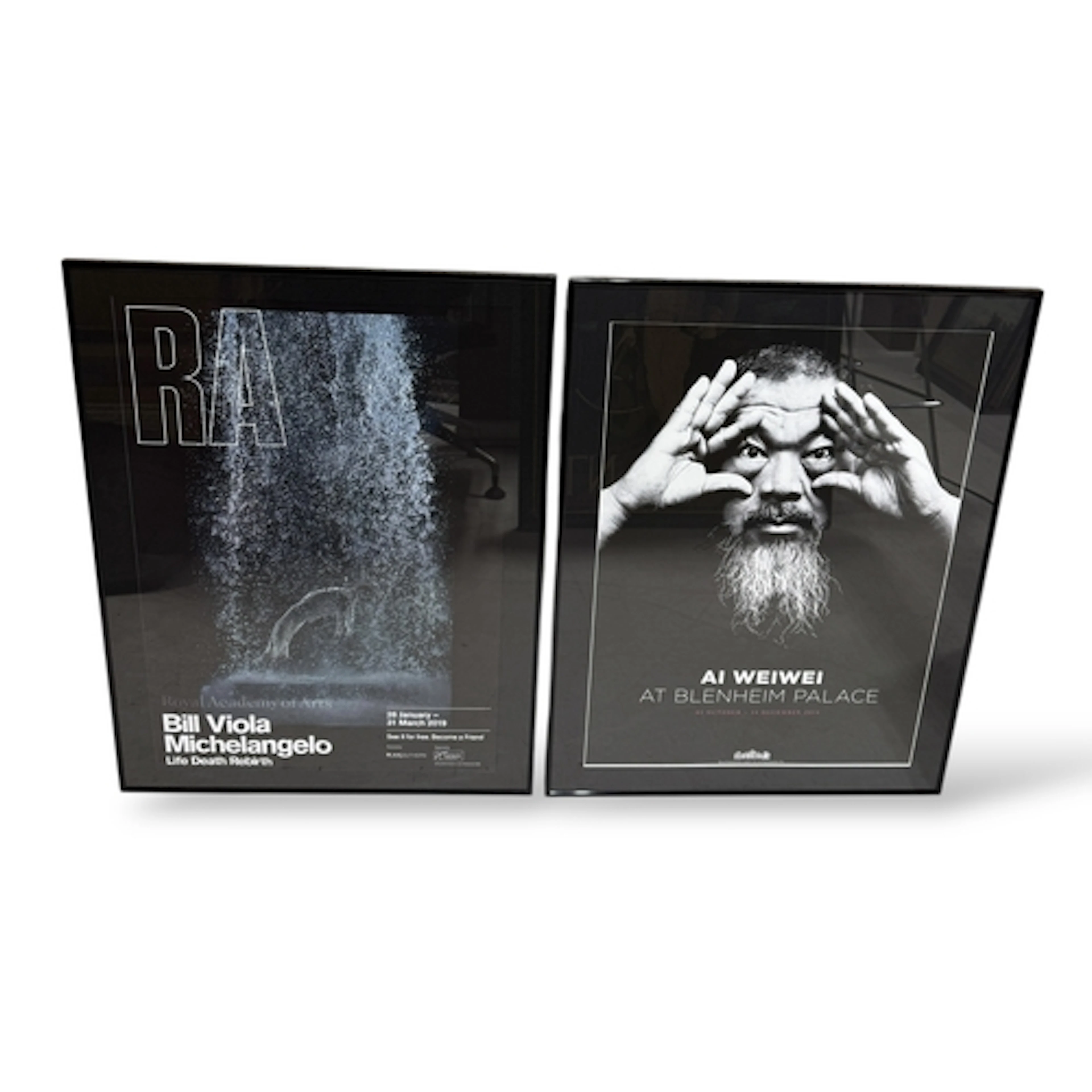 A PAIR OF EXHIBITION POSTERS TO INCLUDE AI WEIWEI: AT BLENHE...