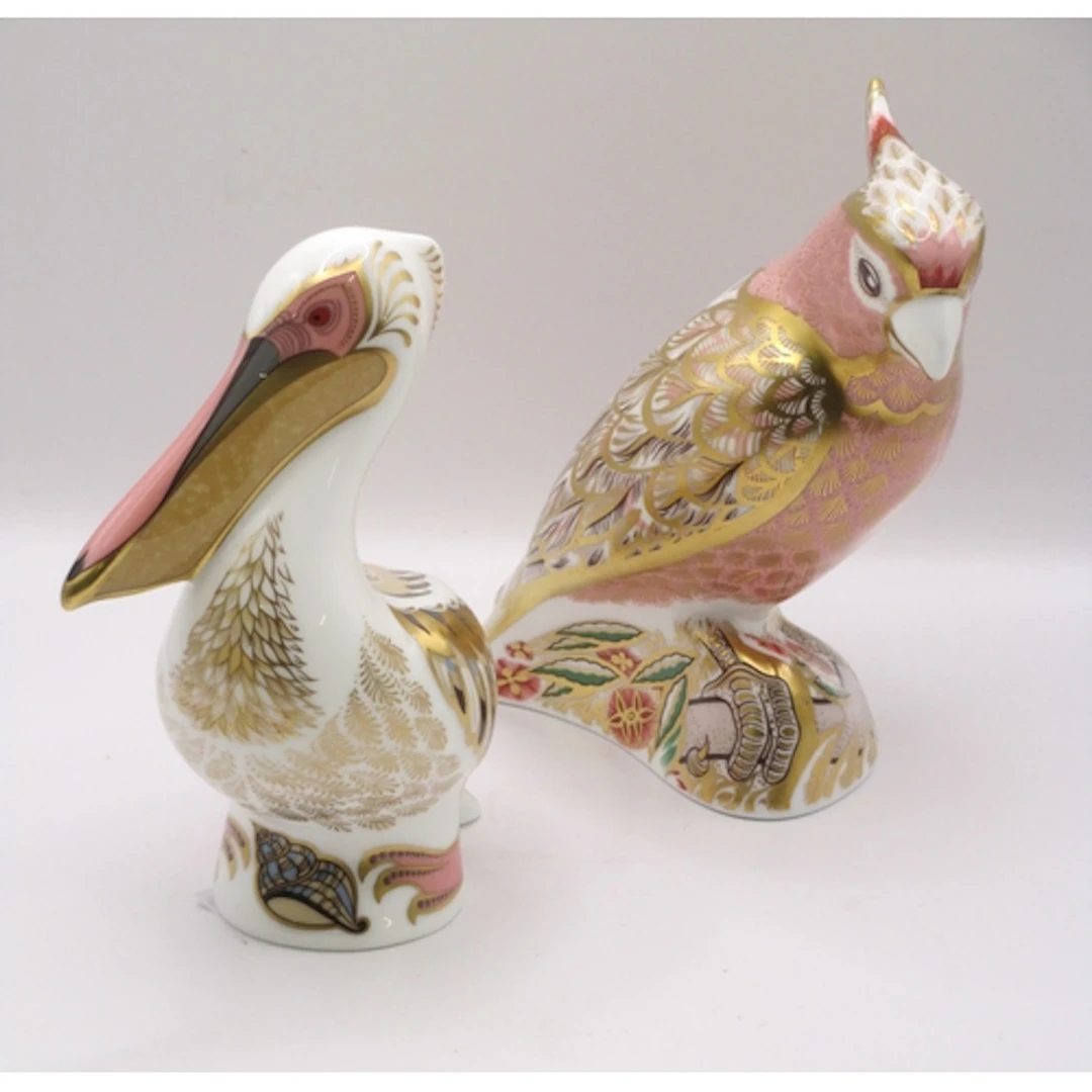 Royal Crown Derby paperweight ' Cockatoo ', No. 1345 from a ...