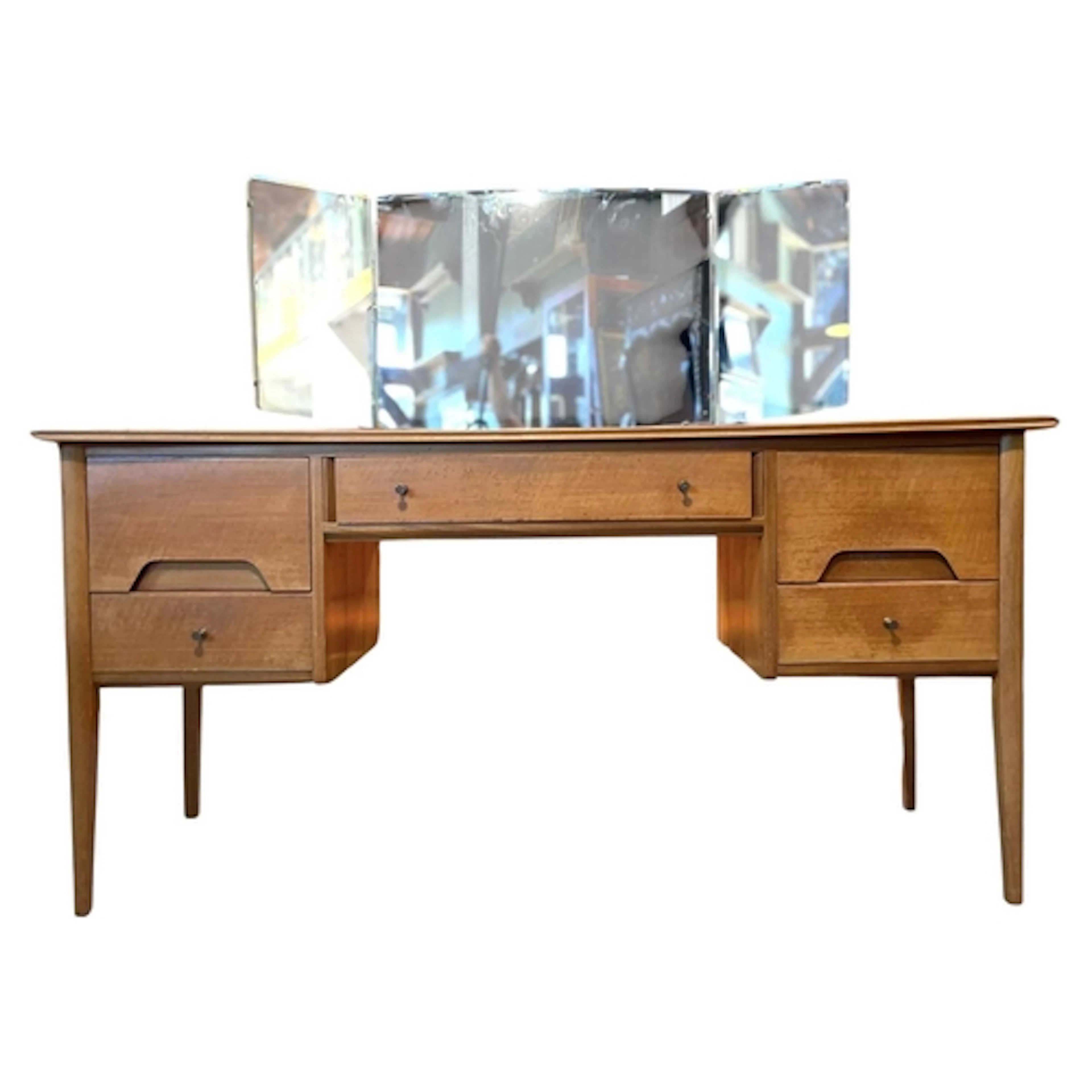 A. Younger - a retro mid 20th century walnut desk or dressin...