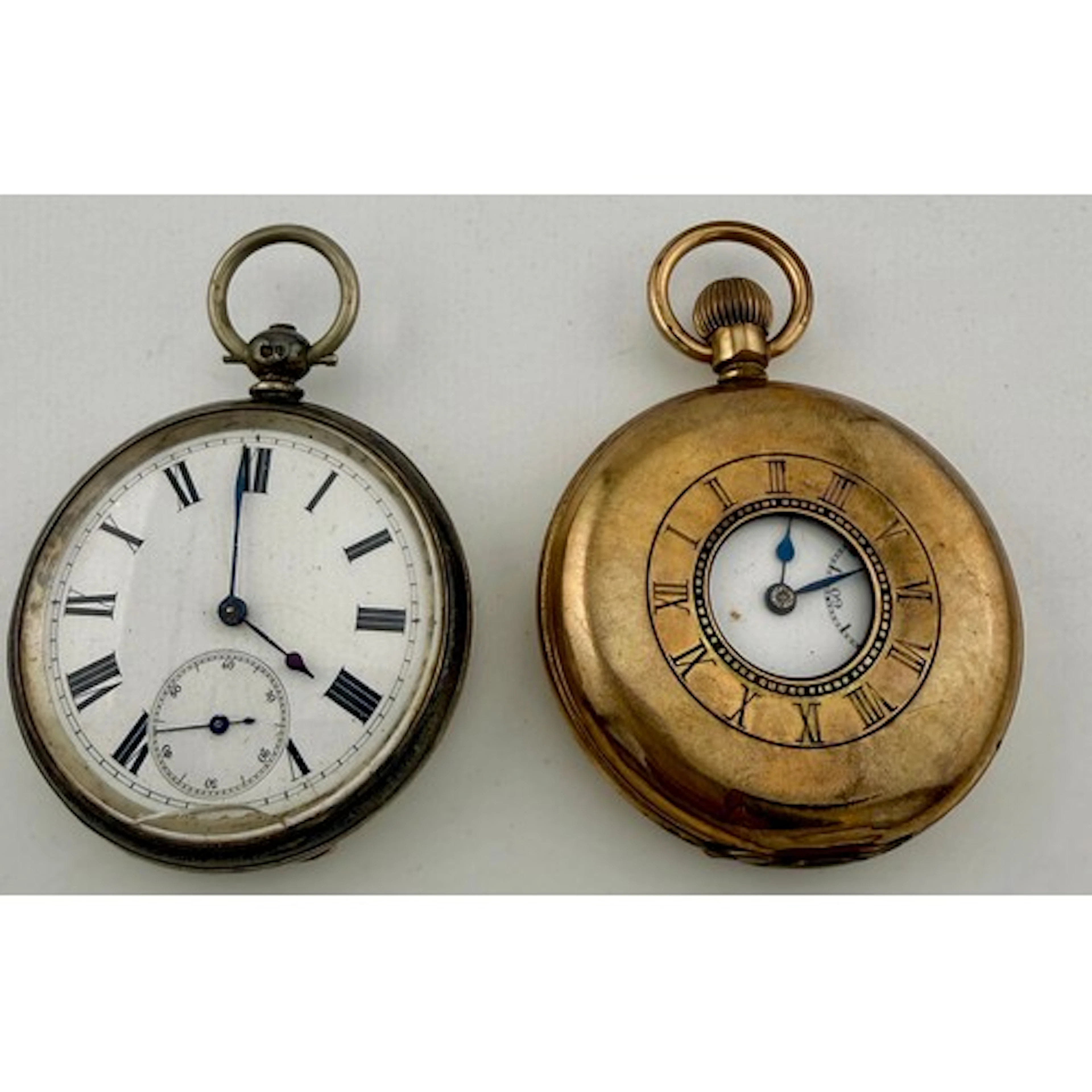 Two pocket watches to include hallmarked silver with subsidi...