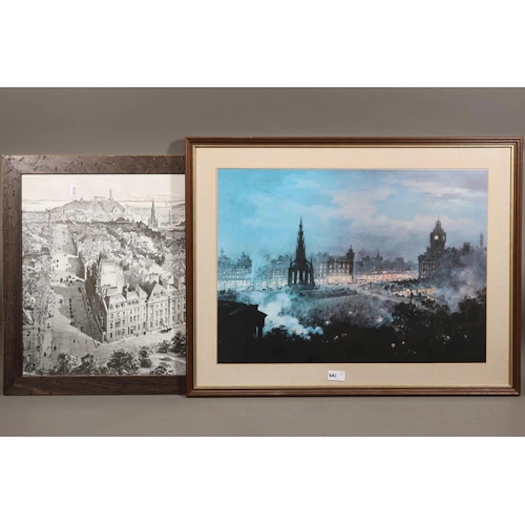 After H W BREWER and T GRIFFITHS, Edinburgh in 1886, print, ...