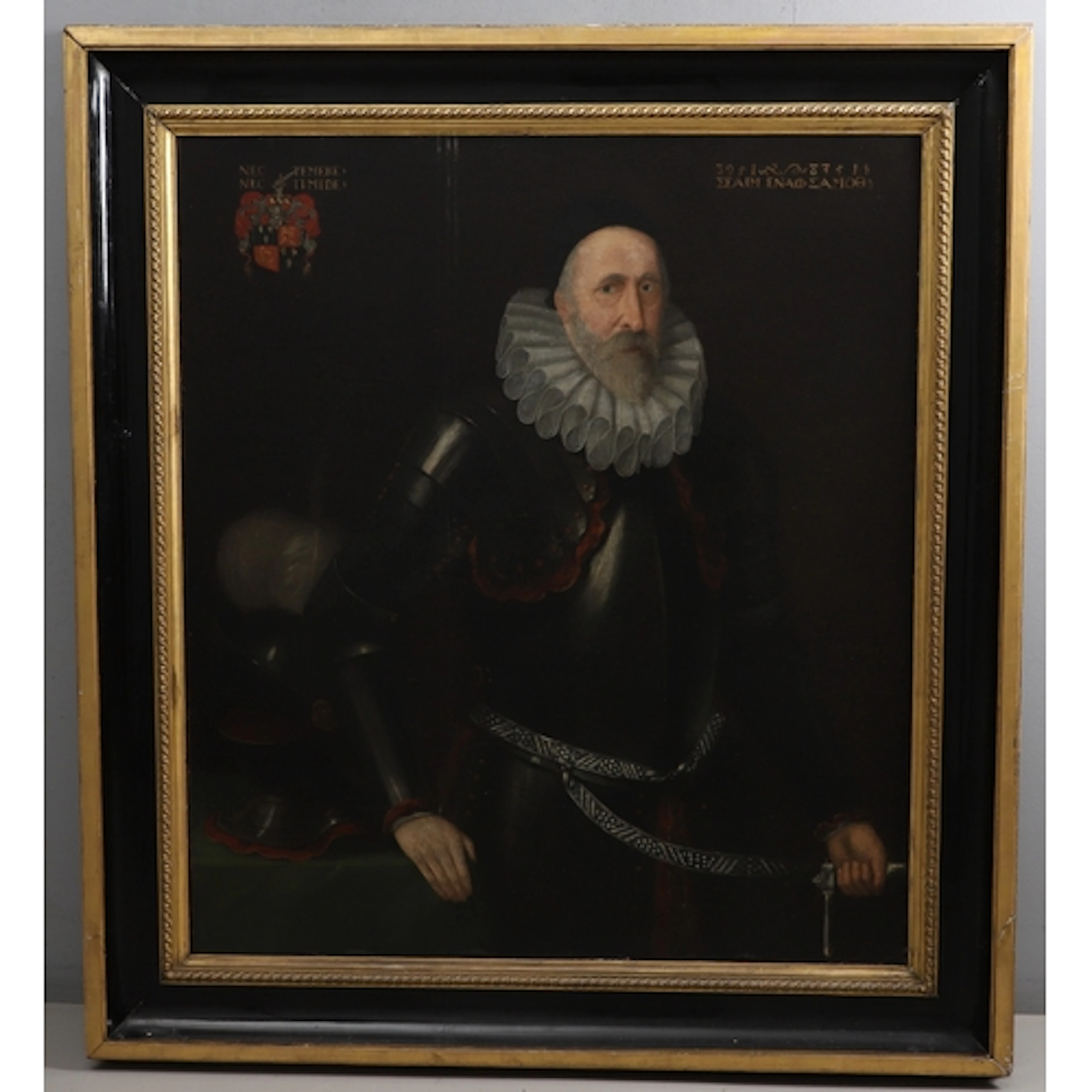 FOLLOWER OF ROBERT PEAKE (C. 1551-1619). PORTRAIT OF SIR THO...