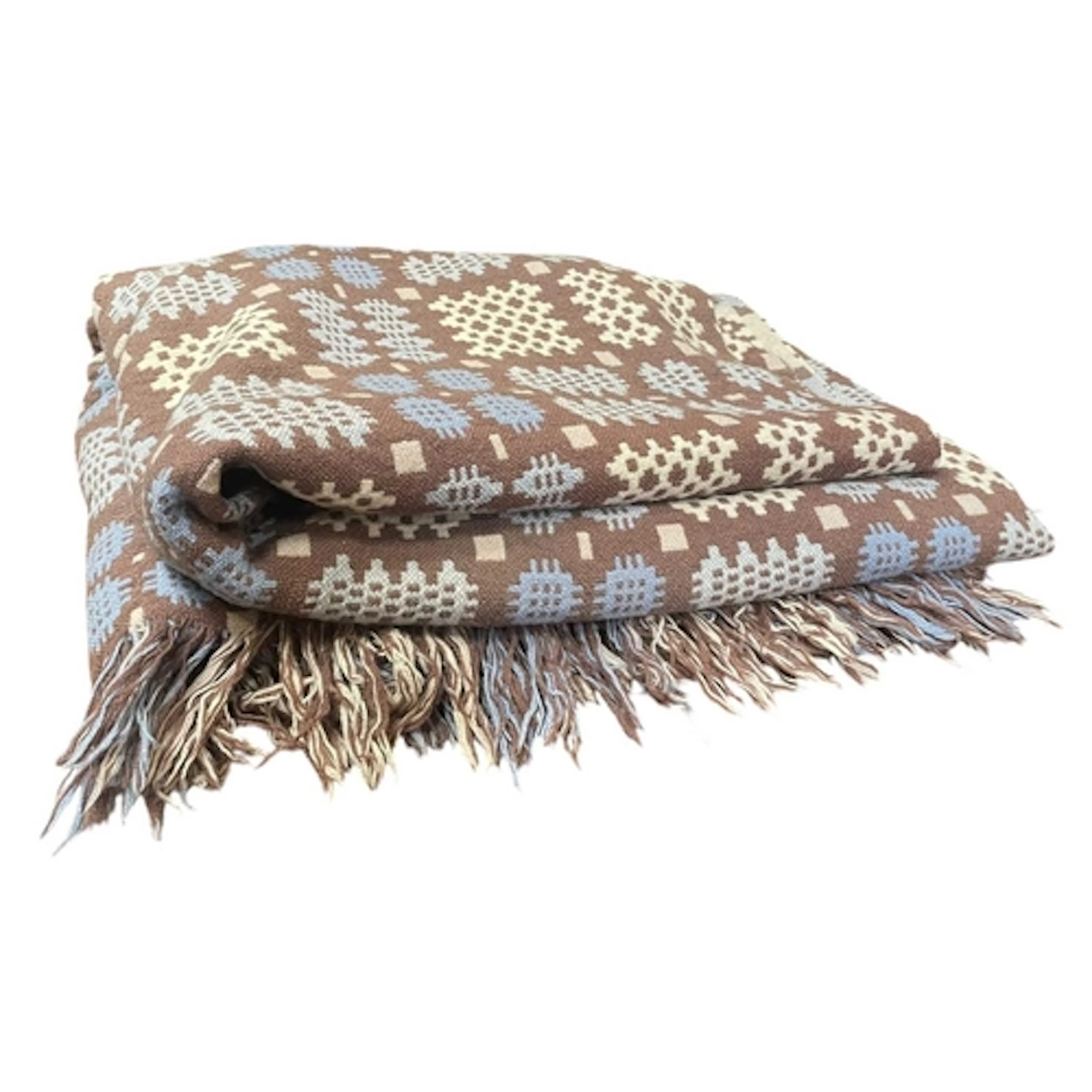 A vintage 20th century hand-woven woollen traditional Welsh ...