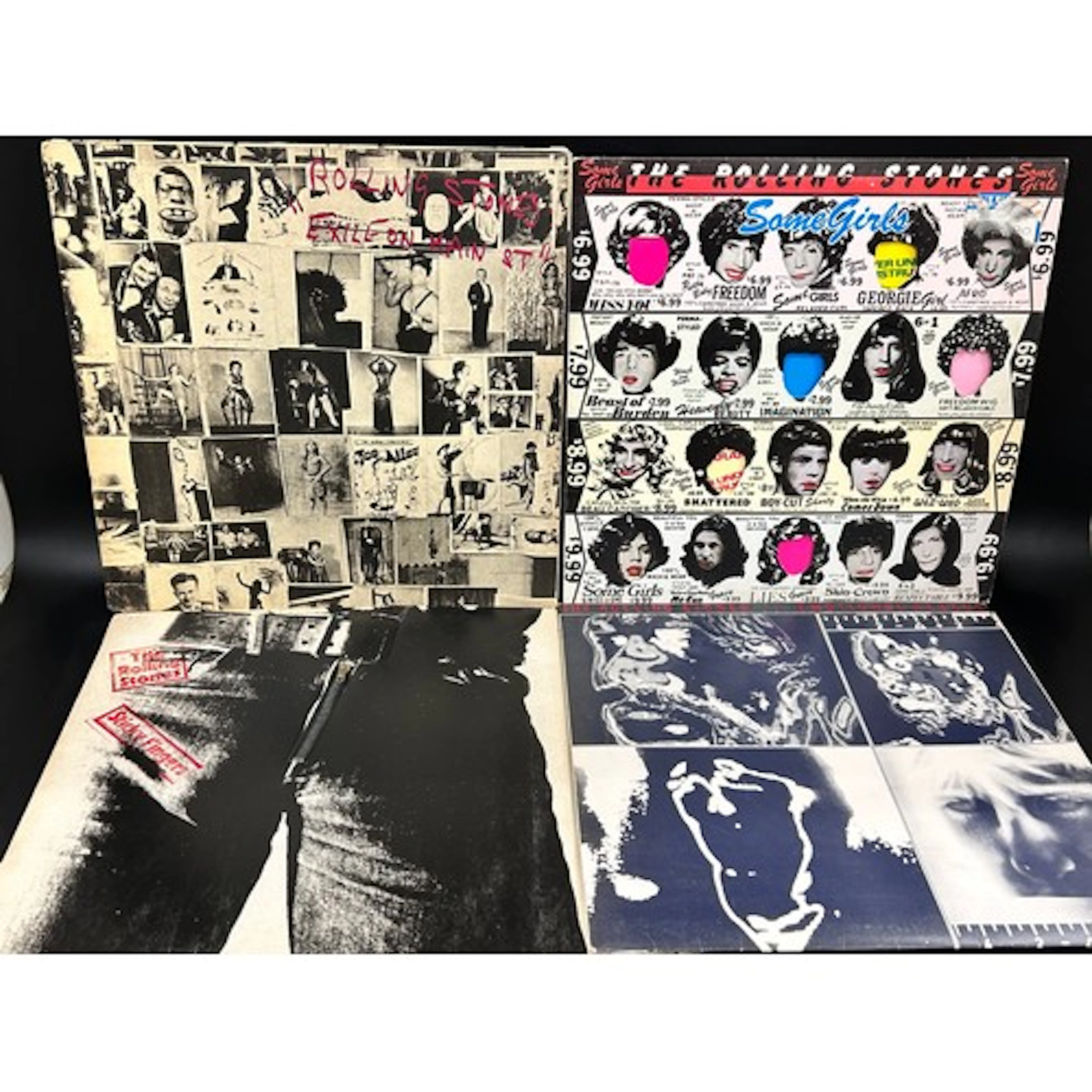 A collection of mainly LP records to include The Rolling Sto...