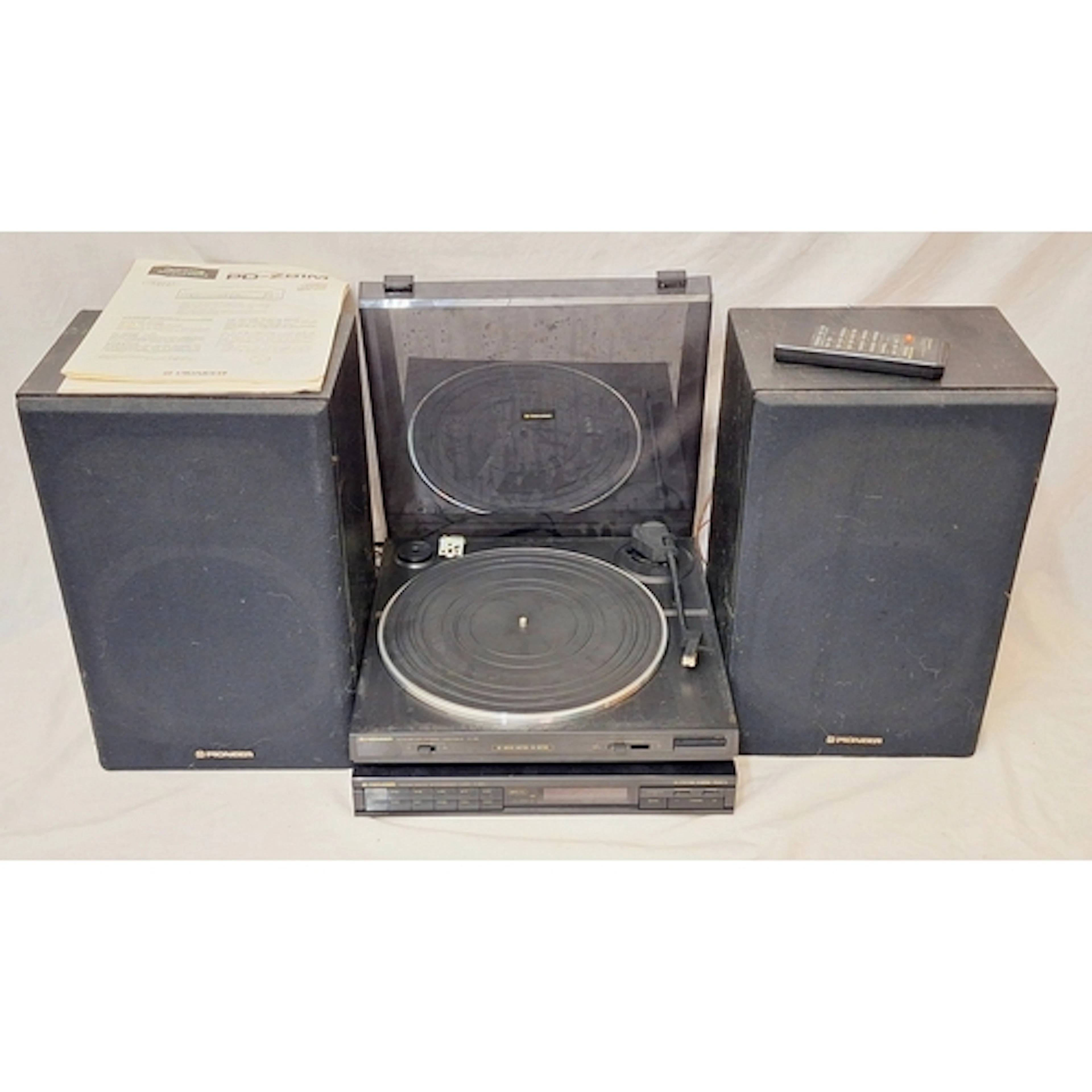 Pioneer Stereo incl. double cassette, amplifier DC-Z81, Mult...