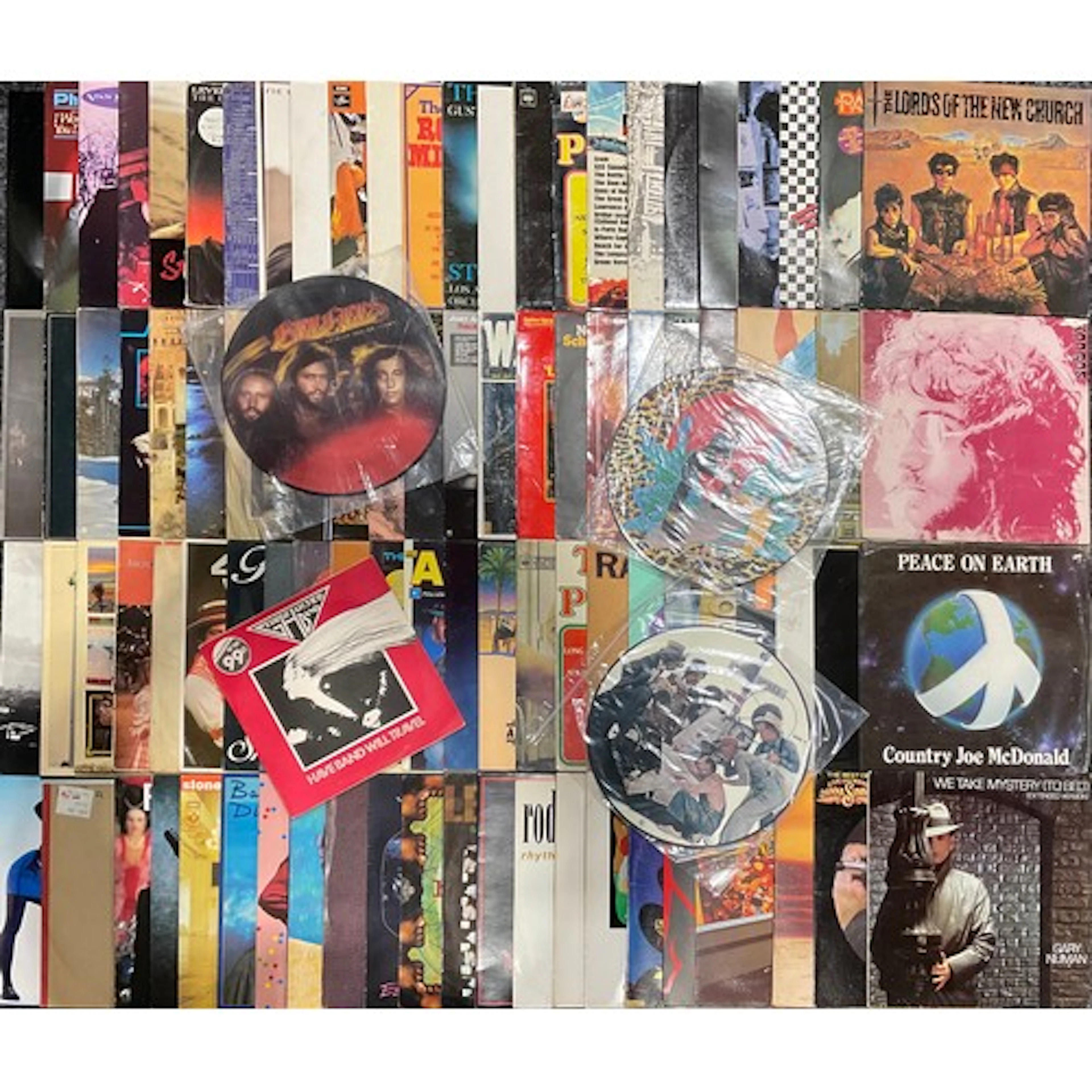 Vinyl Records – LP’s and 12” 45rpm Singles – including The J...