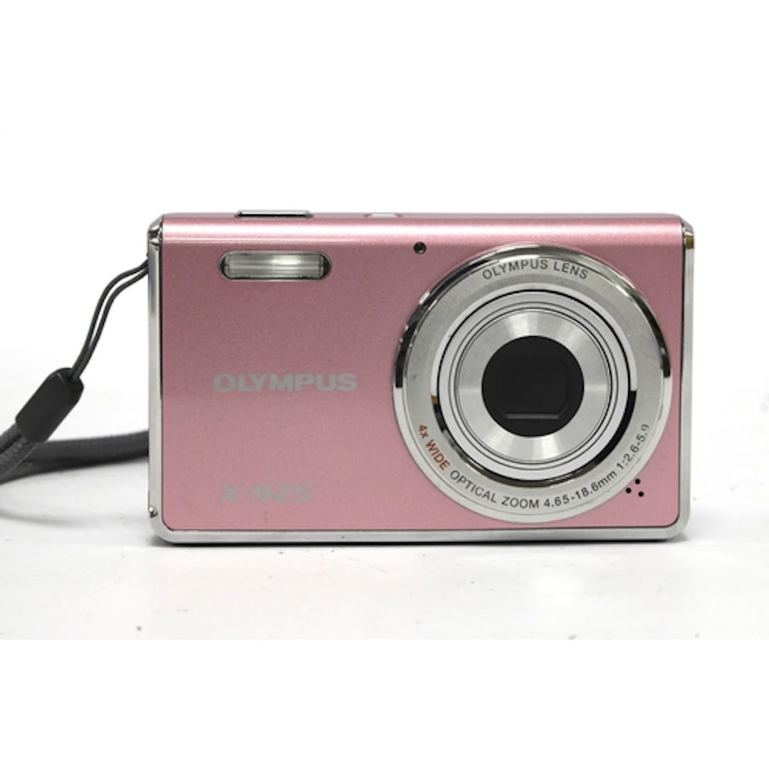 Olympus X-925 Digital Compact Camera, pink, Untested.
