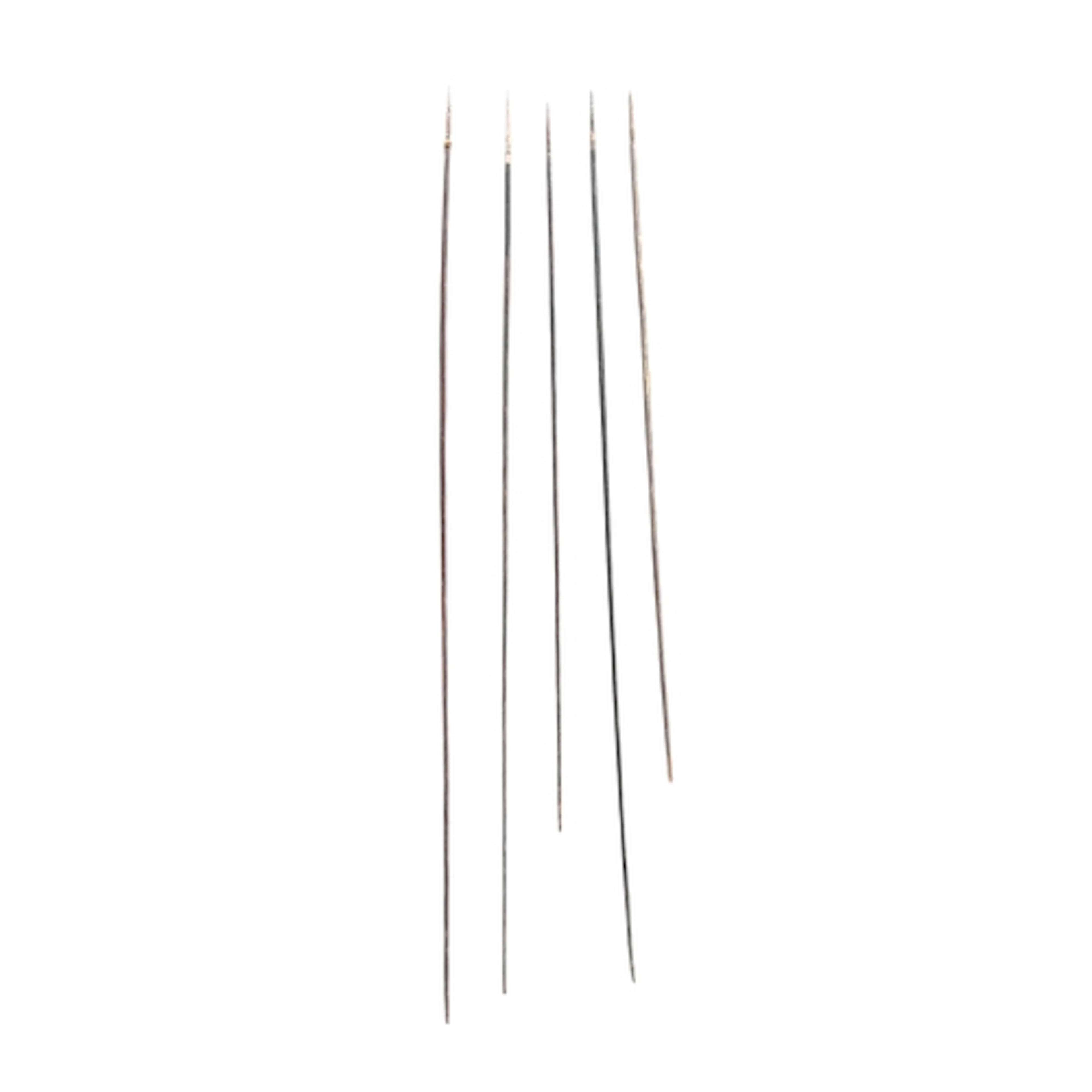 FIVE ANTIQUE TRIBAL SPEARS With carved sockets. Largest is 3...