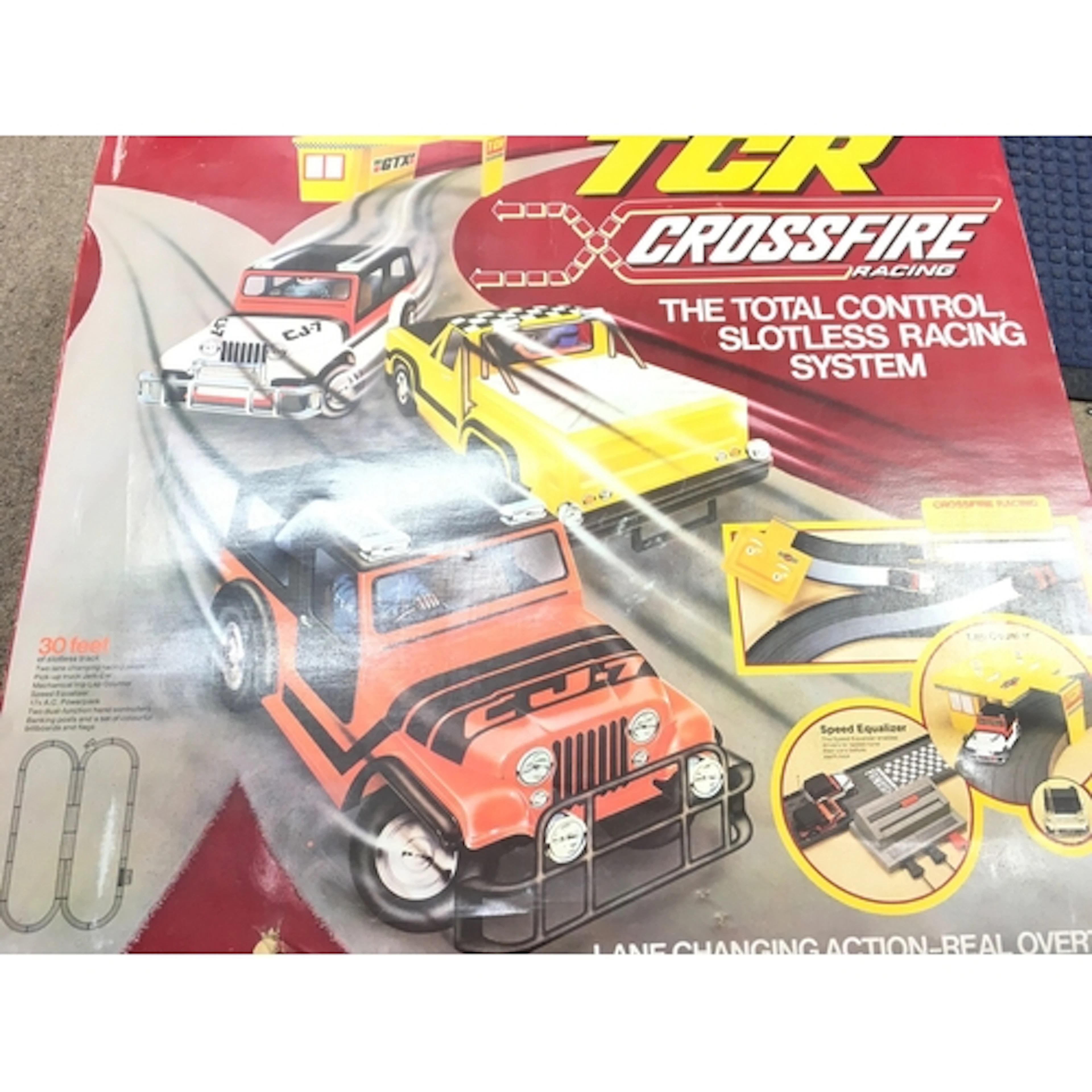 2 Boxed Ideal Toys TCR Racing Sets, No Reserve.(2).