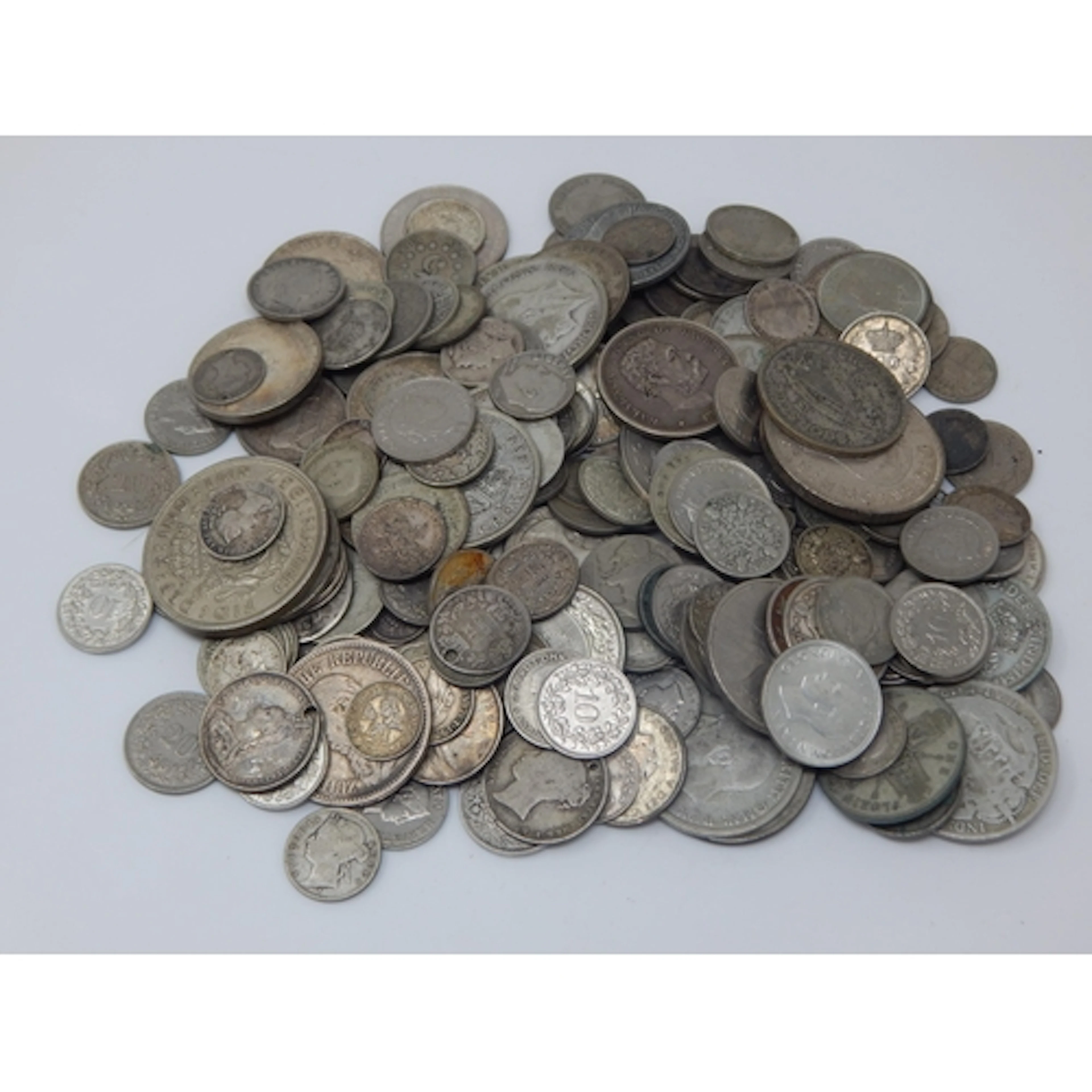 A Large Quantity of 19th Century & Later Silver Coinage: Wei...