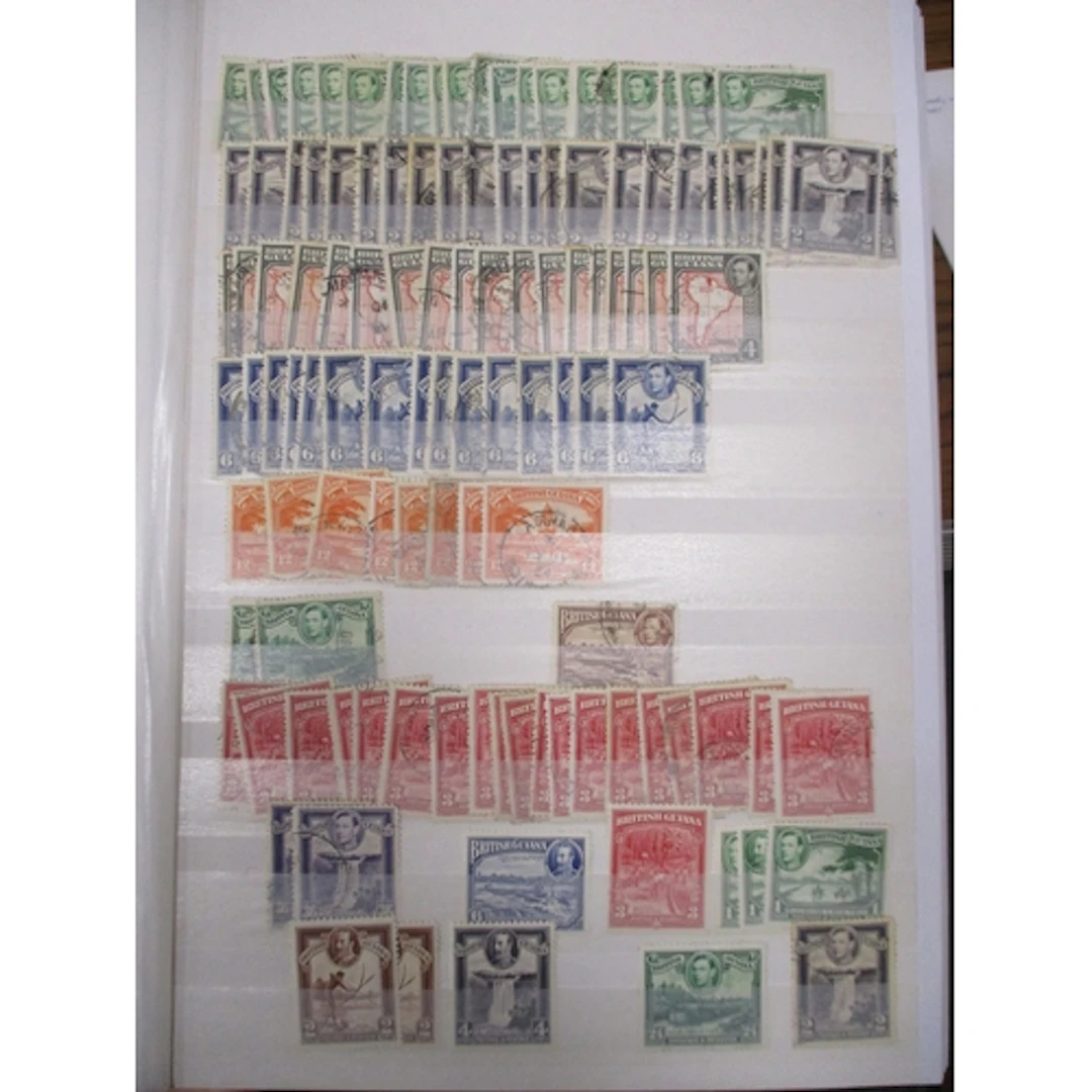 BC QV-QEII misc coln in approx 10 vols M/U with dupl, incl W...