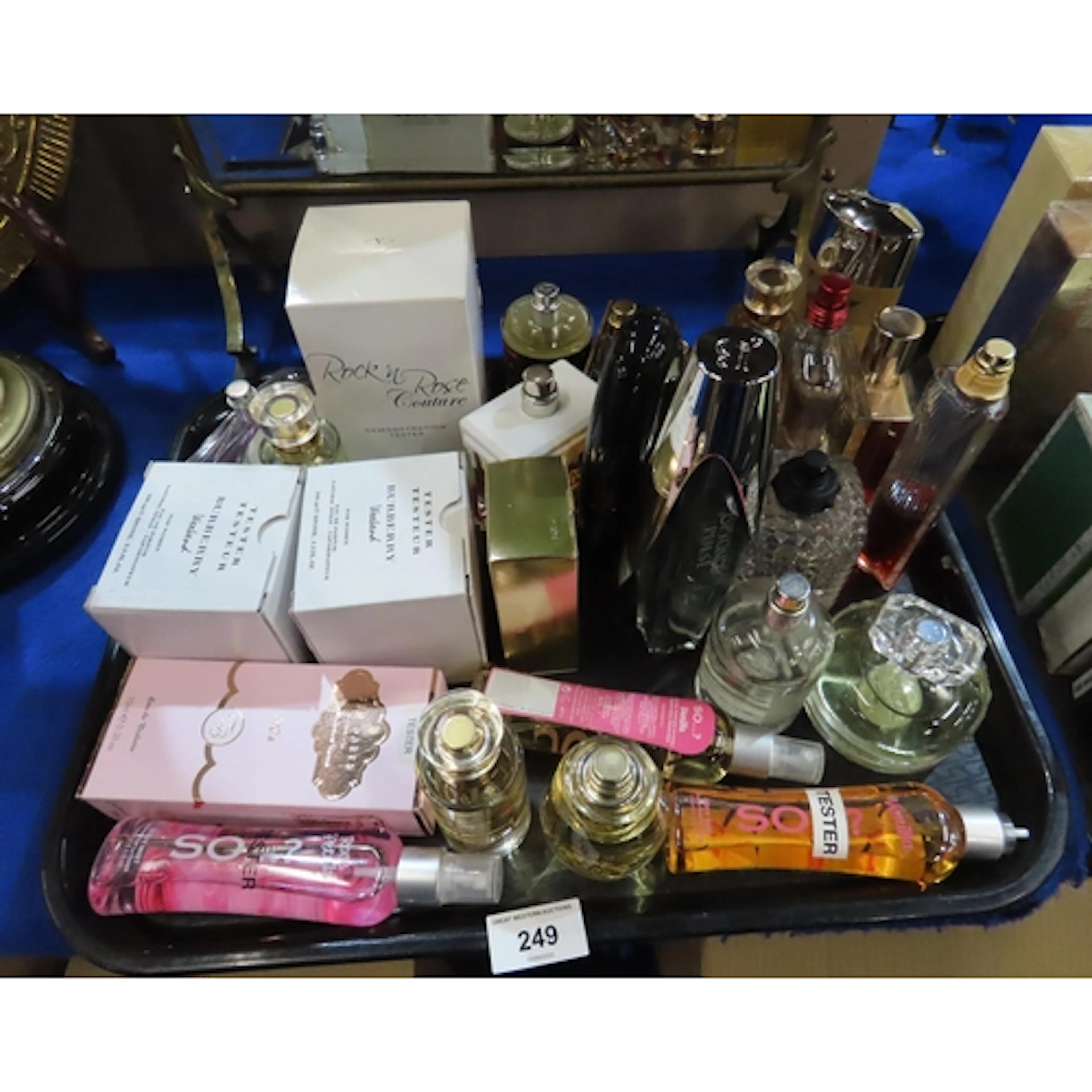 A collection of mainly ladies perfume, mostly testers includ...