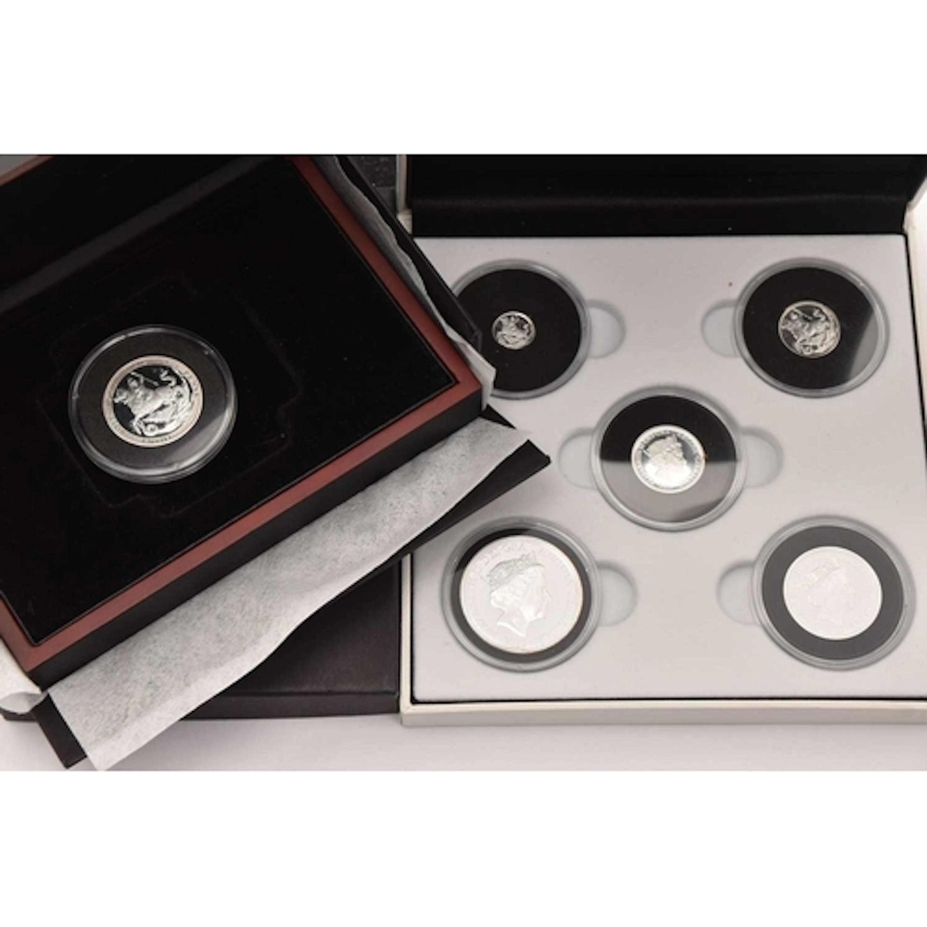 Silver. A cased 2019 Gibraltar Proof Set, 'Forever the First...