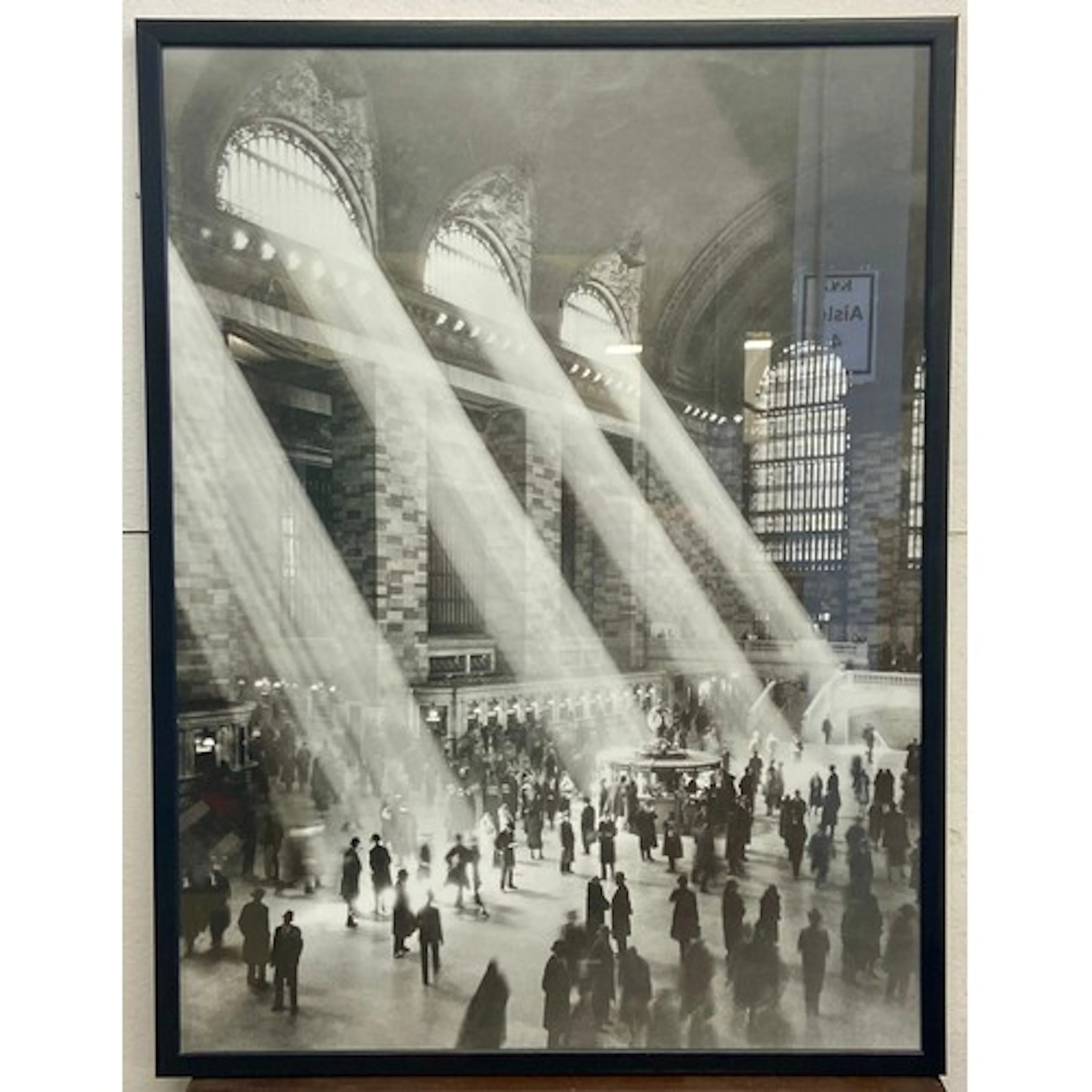 F/g Poster photographic print, New York Train Station, Grand...