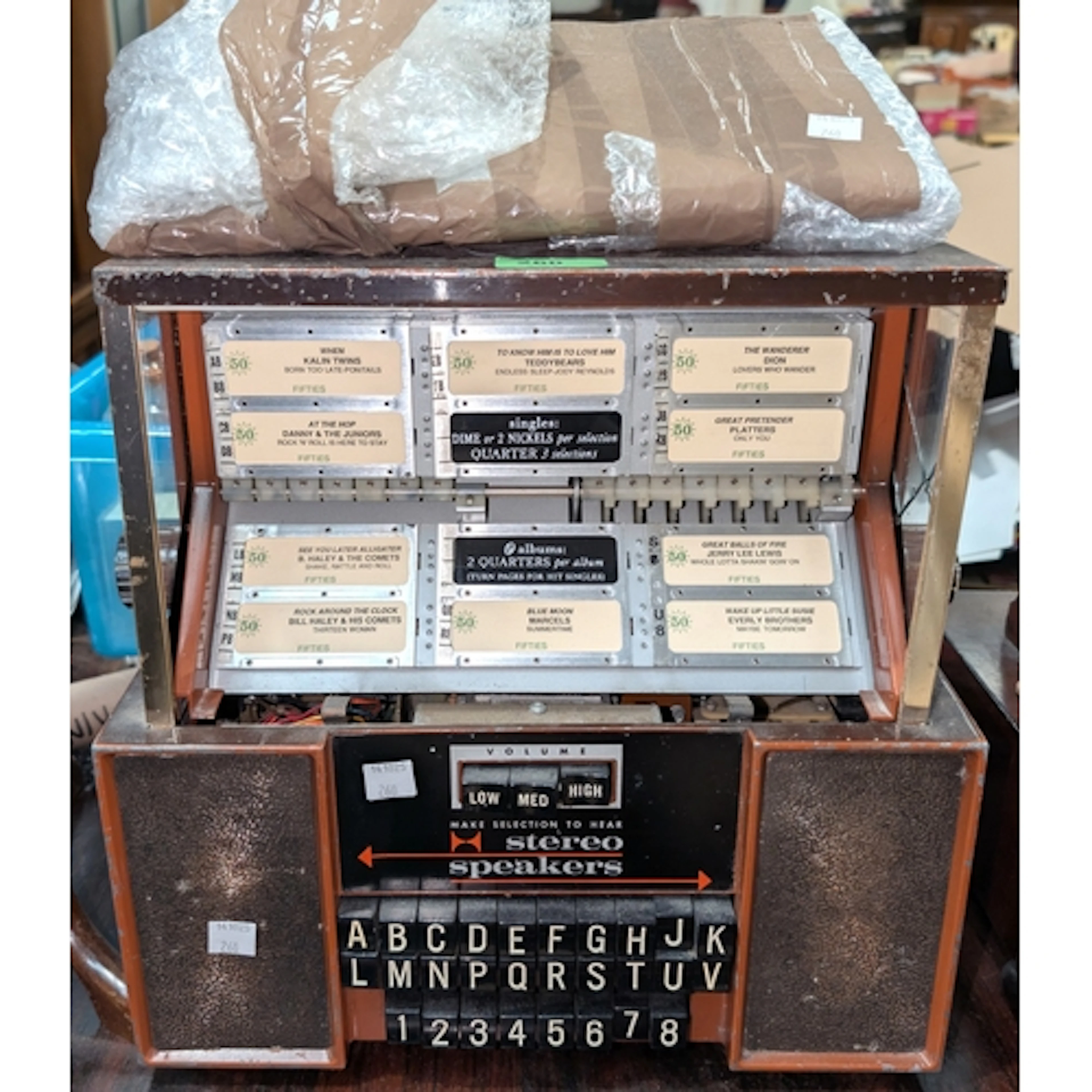 S Seeburg Jukebox wall box, SCH3 wall hanging vintage jukebo...