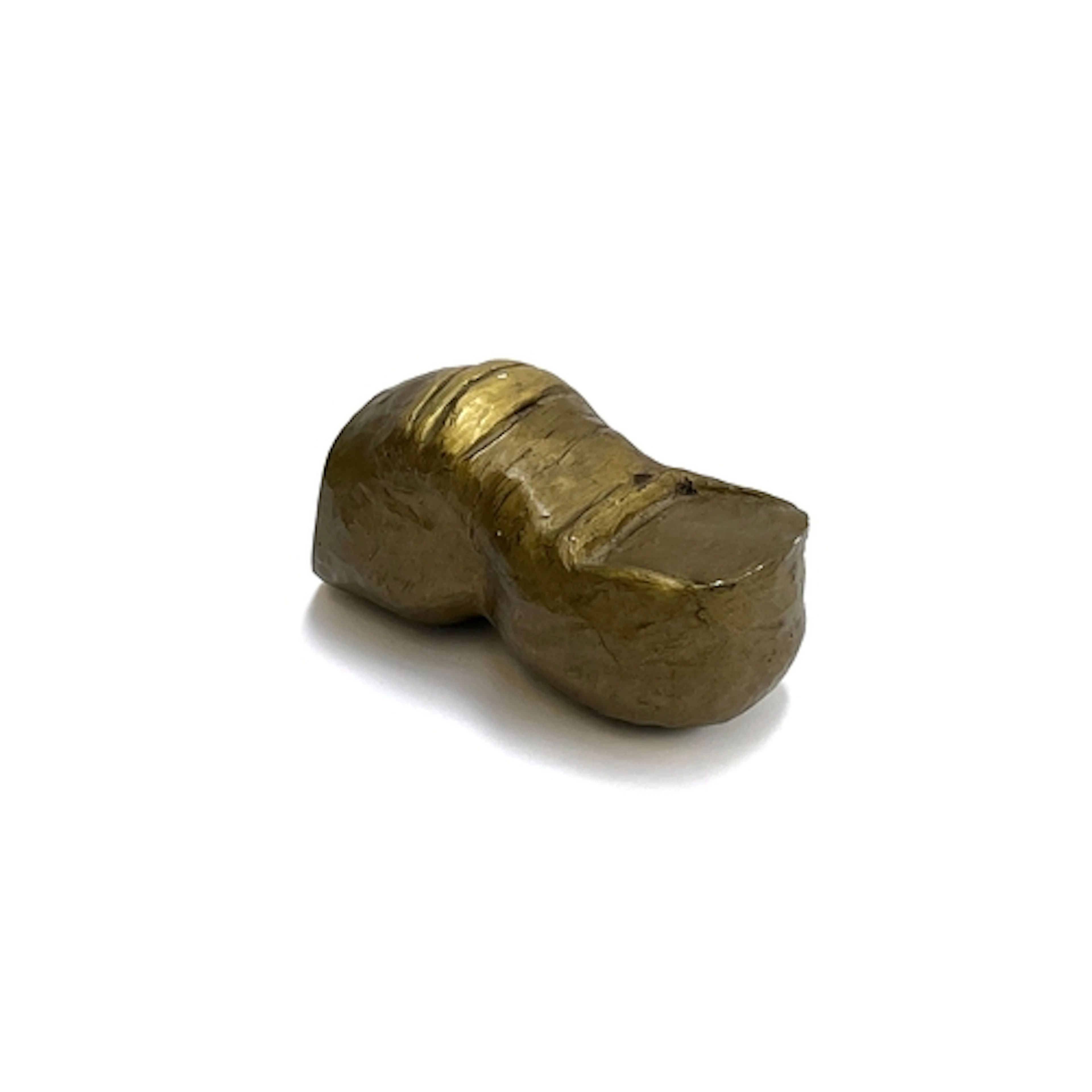 Alice Browne, 'Toe', gold painted resin sculpture, 14.5cmH