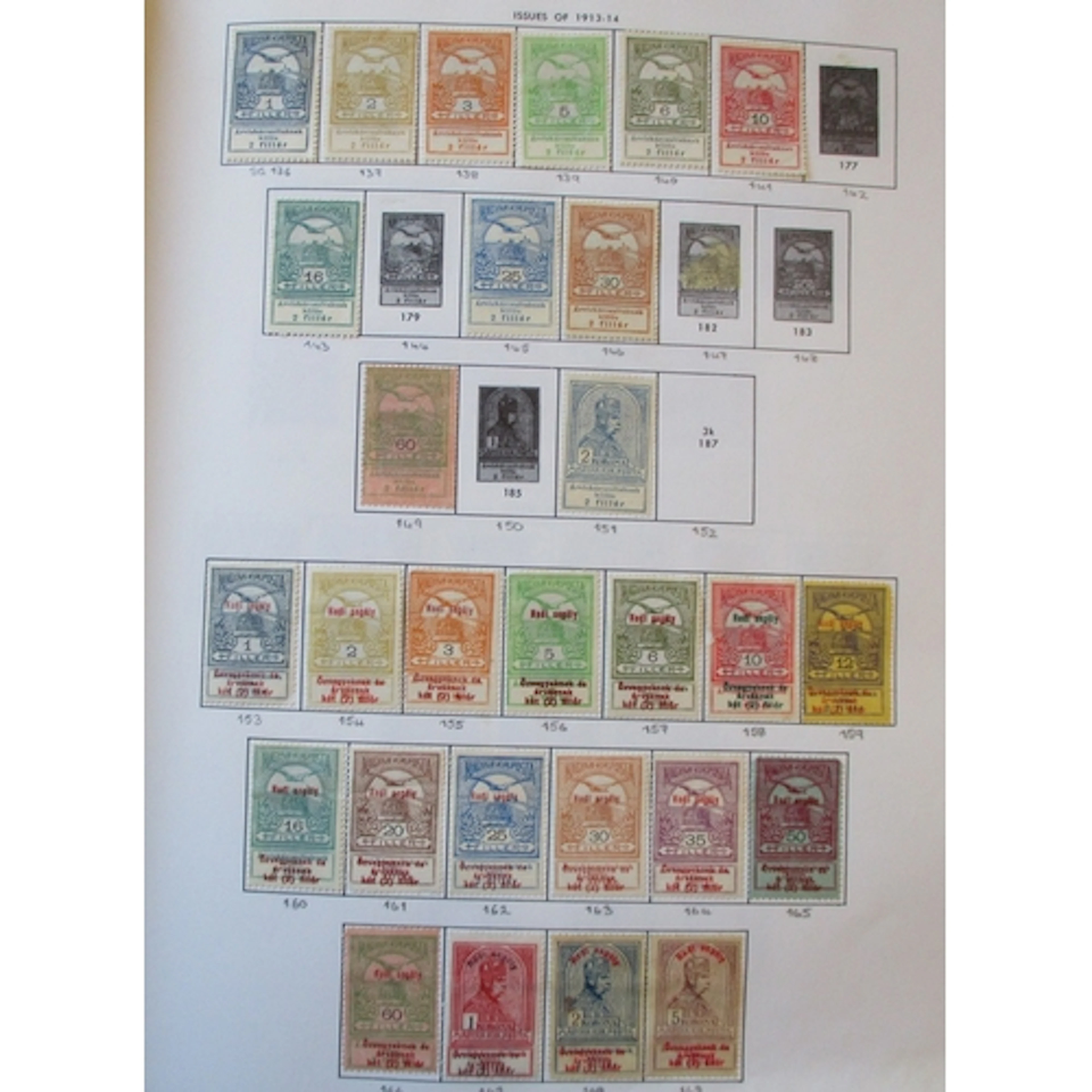 Hungary. Early to modern mounted mint collection in 2 Minkus...
