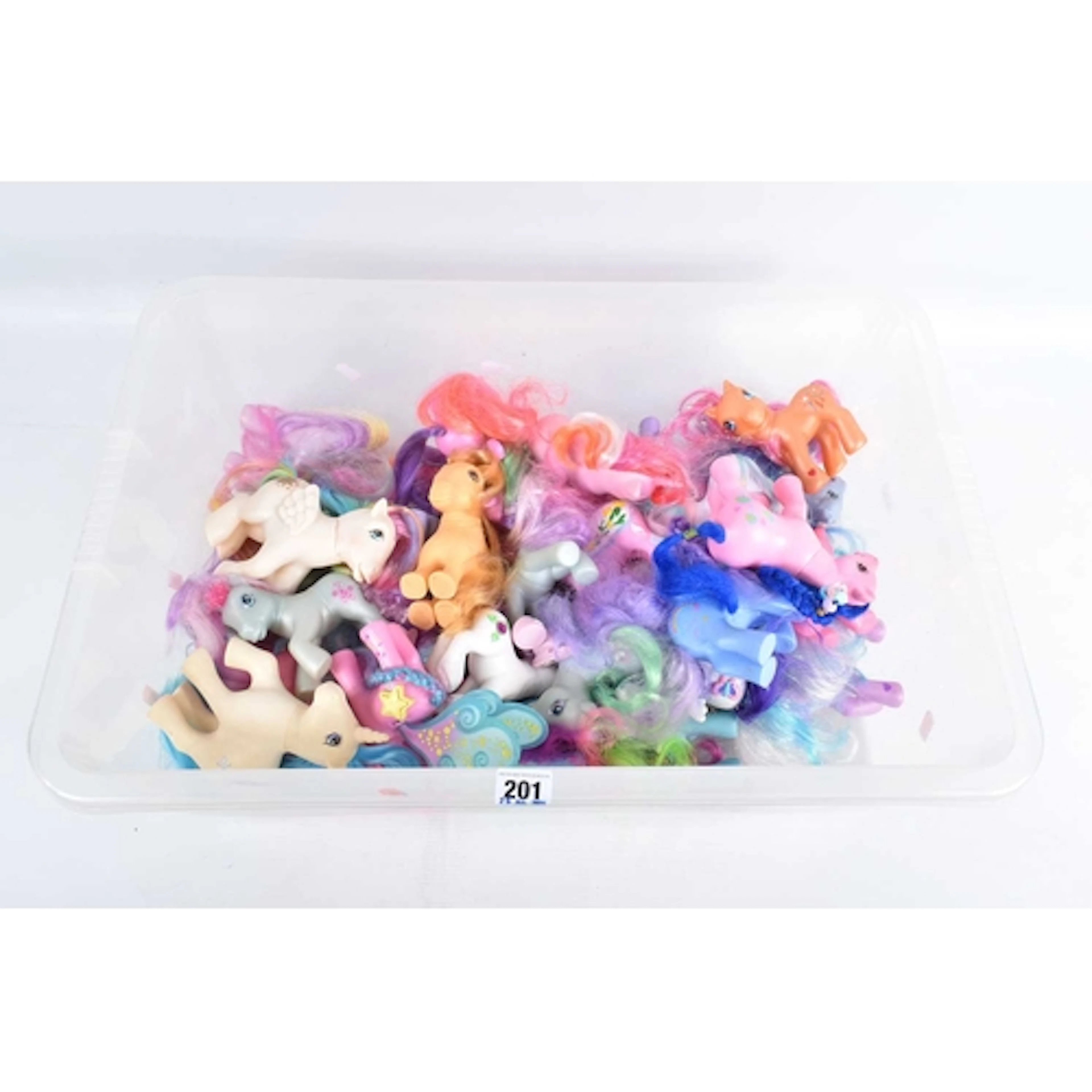 A COLLECTION OF UNBOXED ASSORTED HASBRO MY LITTLE PONY FIGUR...