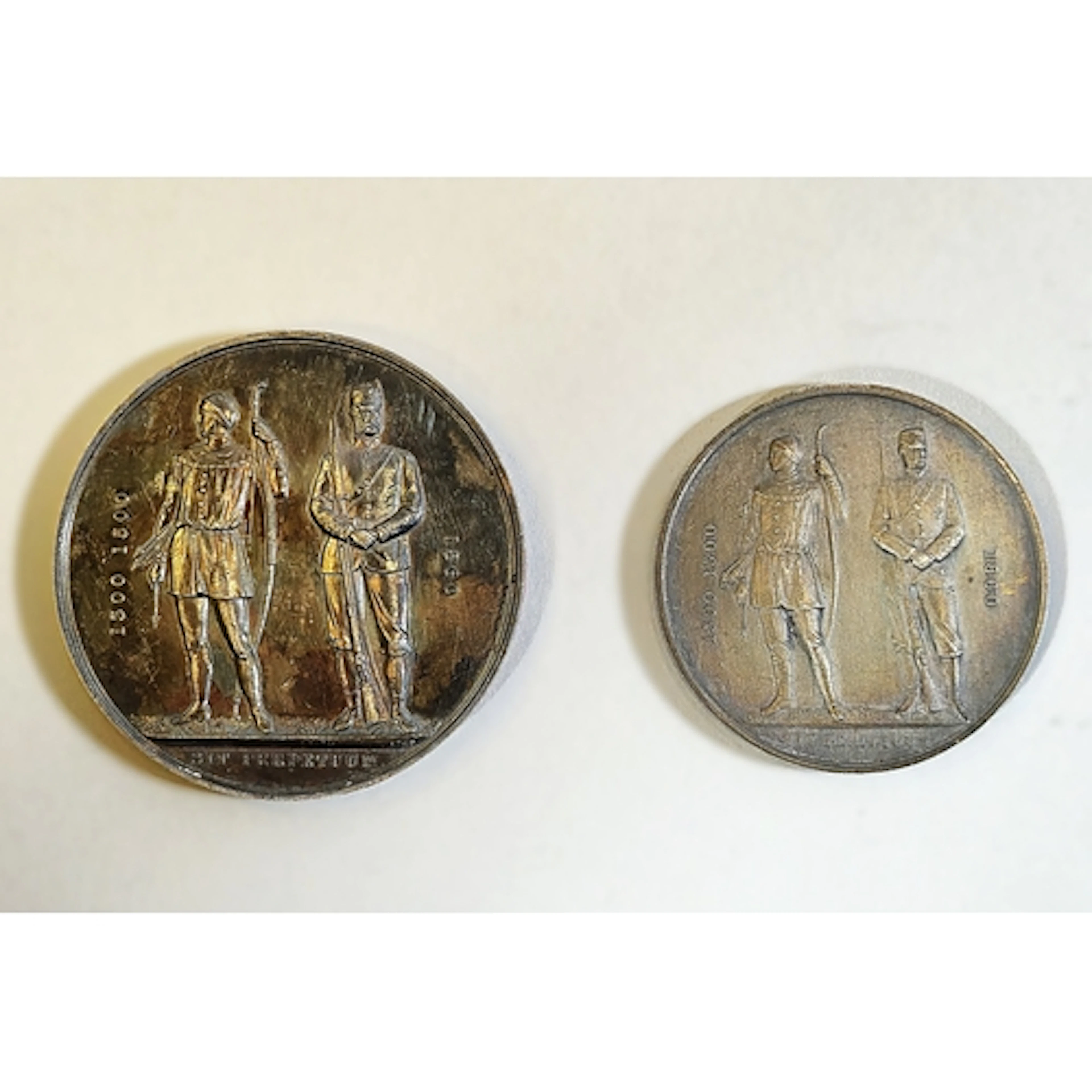 Two British National Rifle Association (NRA) silver prize me...