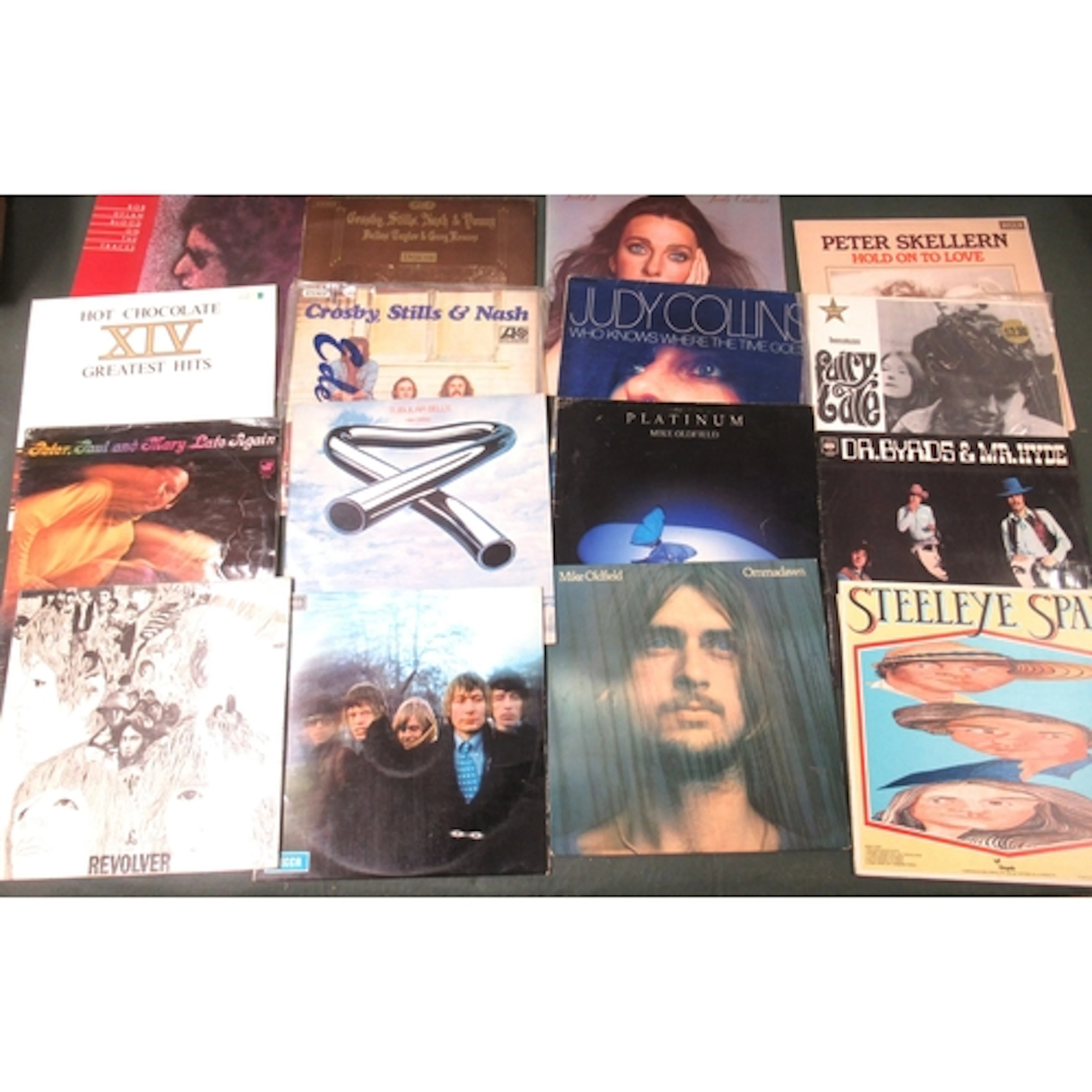 Case containing a quantity of various 1960s / 70s LPs, inclu...